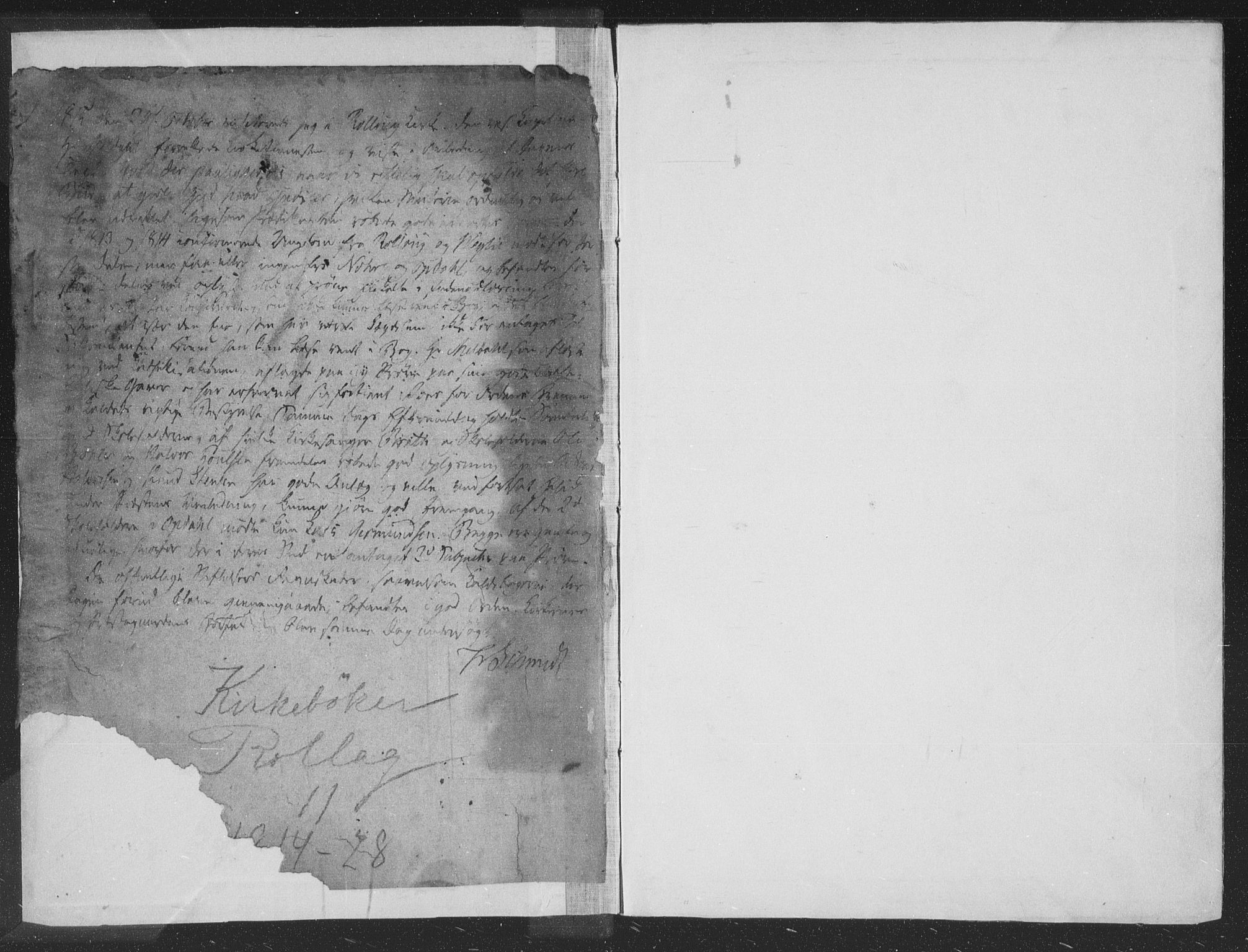 Rollag kirkebøker, AV/SAKO-A-240/F/Fa/L0006: Parish register (official) no. I 6, 1814-1828