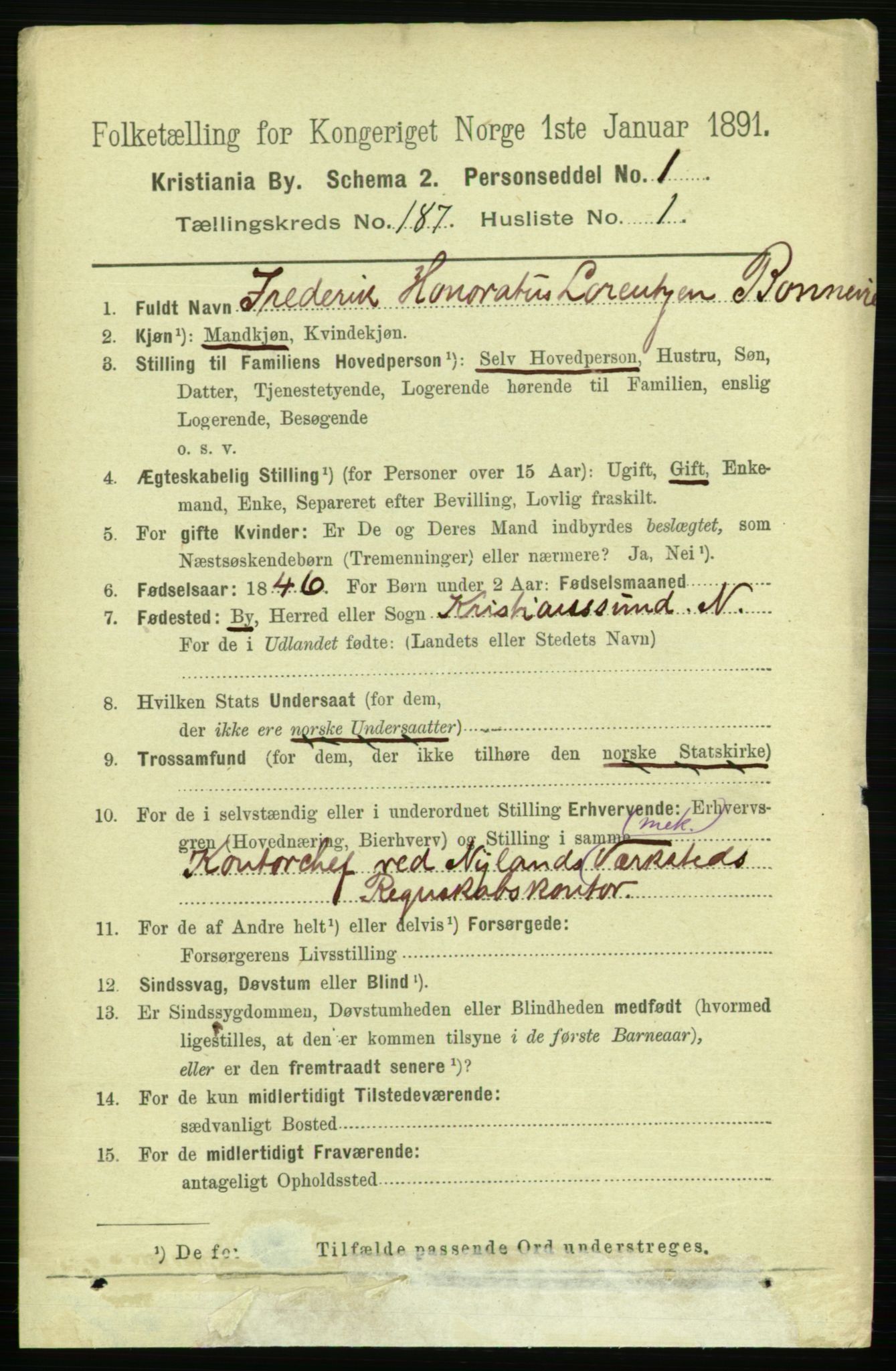 RA, 1891 census for 0301 Kristiania, 1891, p. 111983