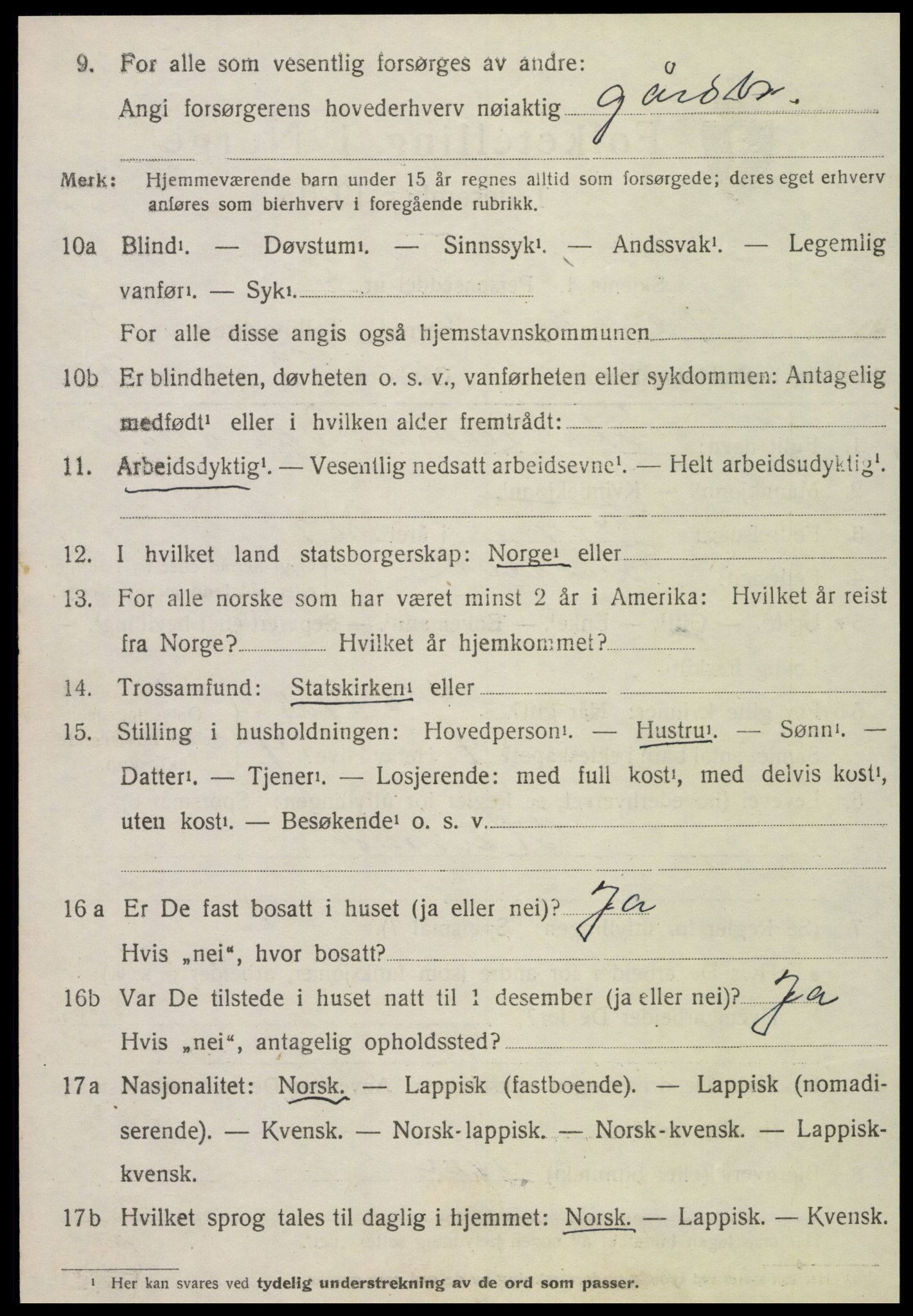 SAT, 1920 census for Verran, 1920, p. 1883