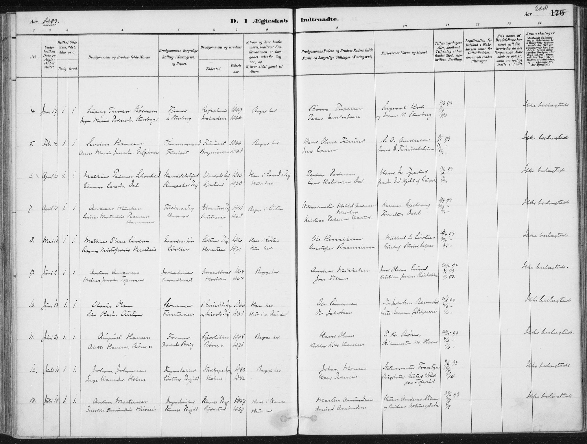 Romedal prestekontor, SAH/PREST-004/K/L0010: Parish register (official) no. 10, 1880-1895, p. 218