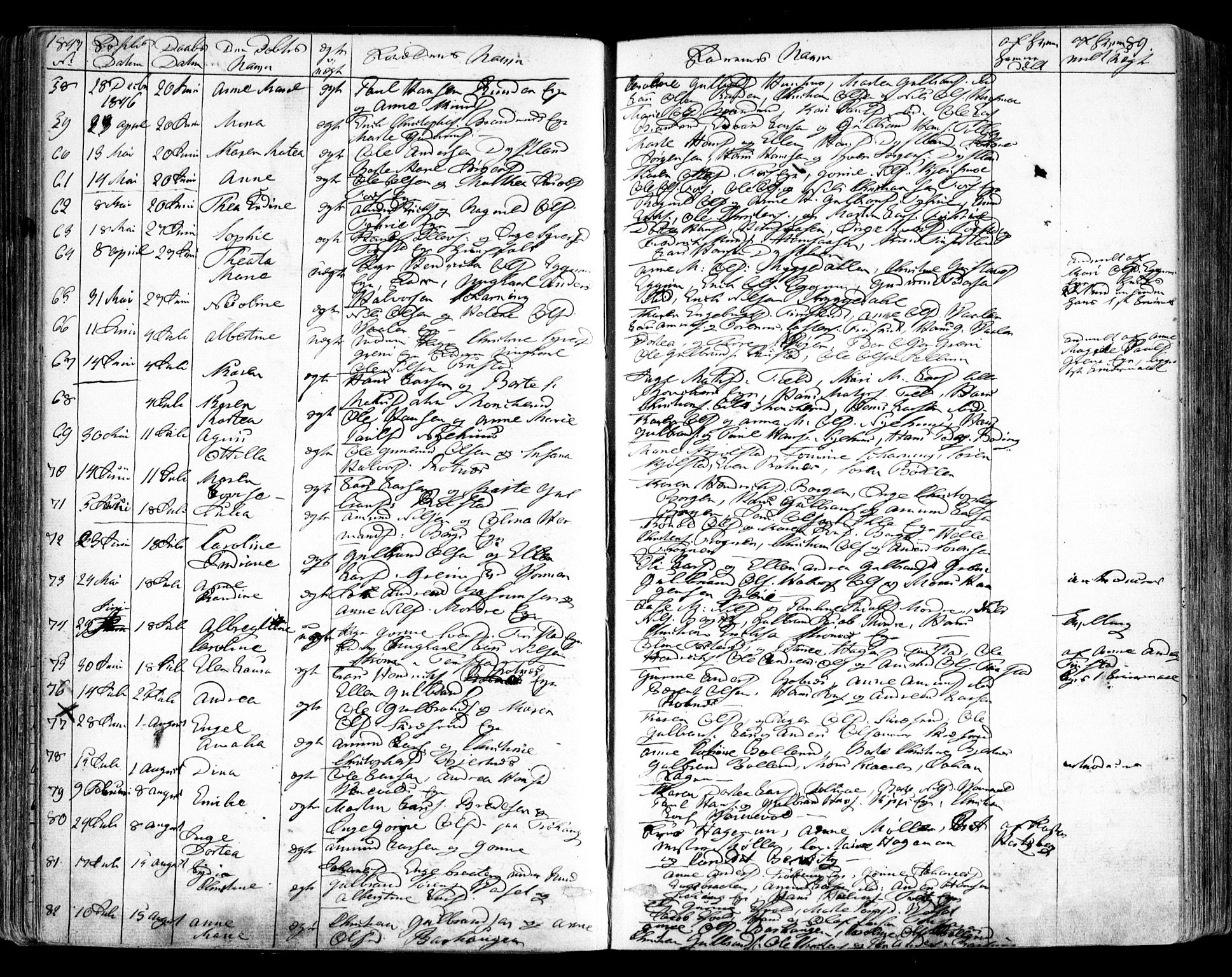 Nes prestekontor Kirkebøker, AV/SAO-A-10410/F/Fa/L0007: Parish register (official) no. I 7, 1846-1858, p. 89