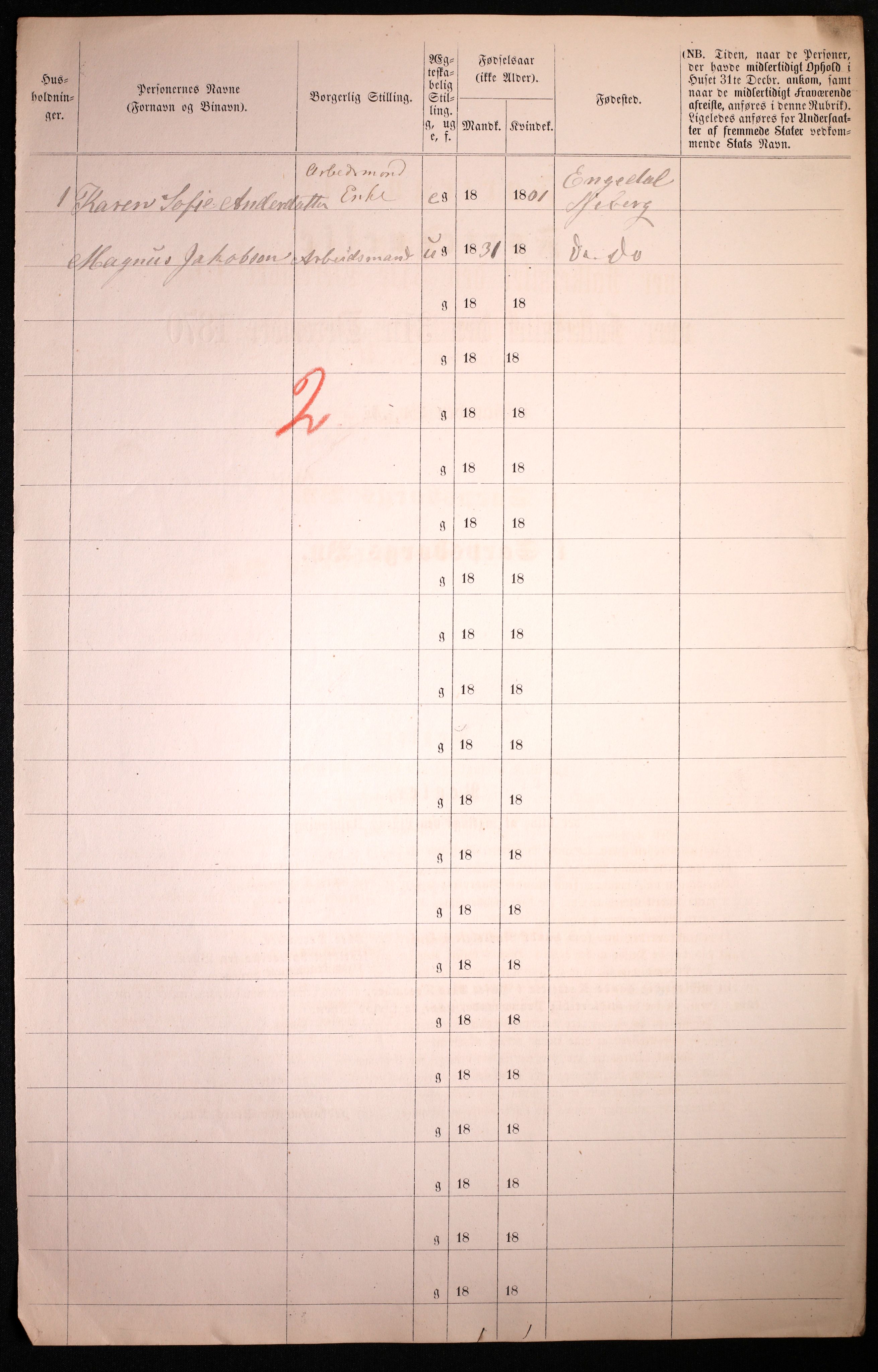 RA, 1870 census for 0102 Sarpsborg, 1870, p. 302