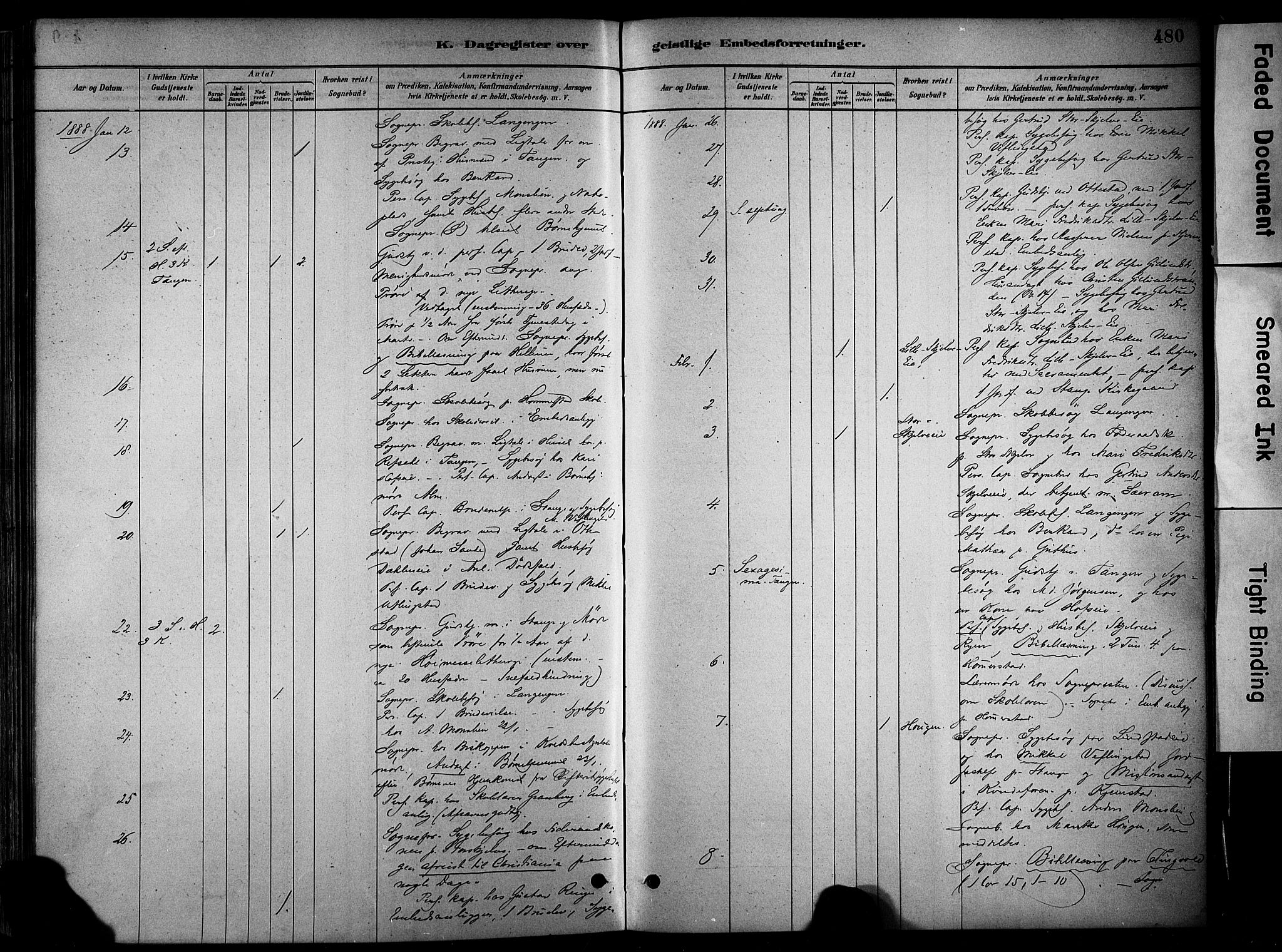 Stange prestekontor, SAH/PREST-002/K/L0017: Parish register (official) no. 17, 1880-1893, p. 480