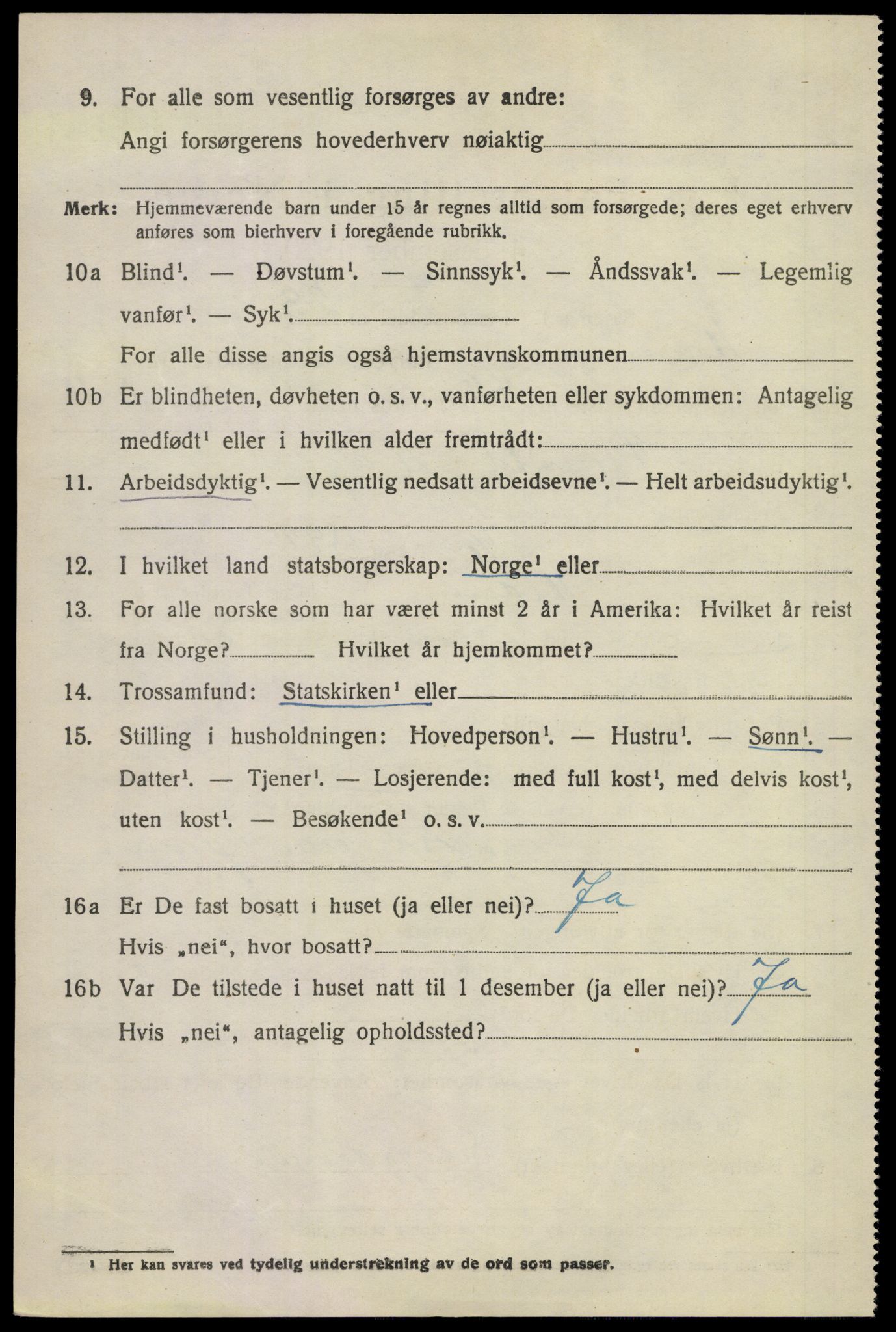 SAKO, 1920 census for Hedrum, 1920, p. 10982