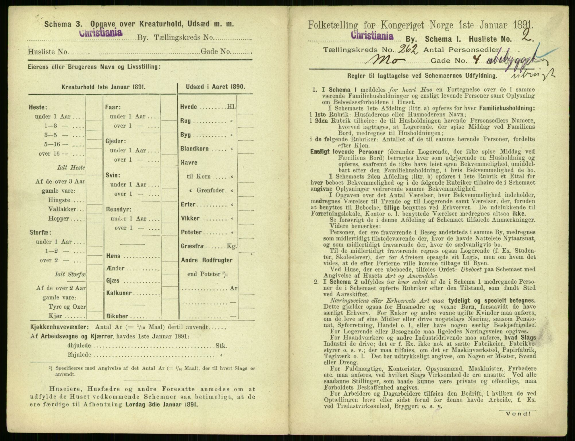 RA, 1891 census for 0301 Kristiania, 1891, p. 159012