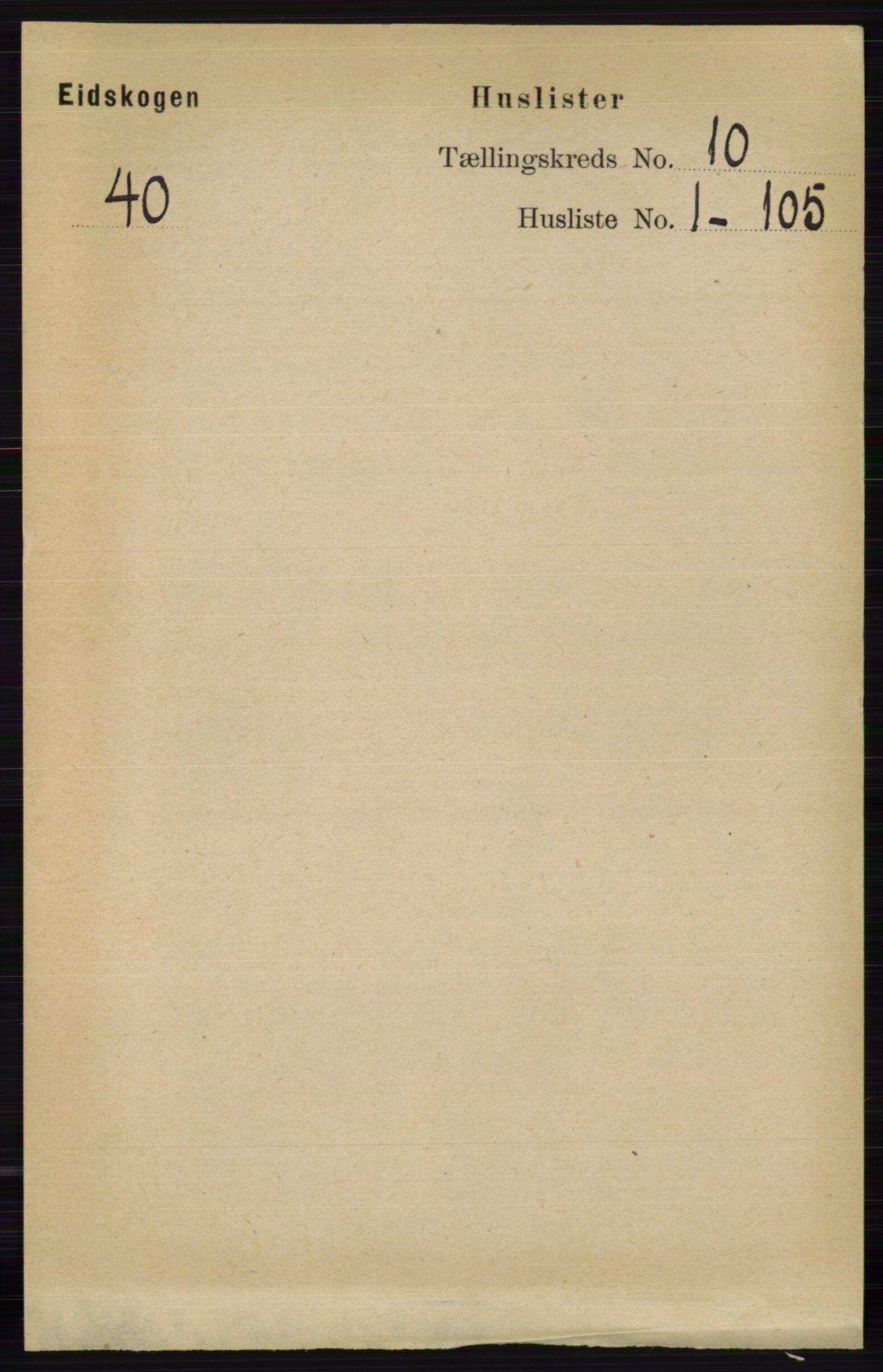 RA, 1891 census for 0420 Eidskog, 1891, p. 6013