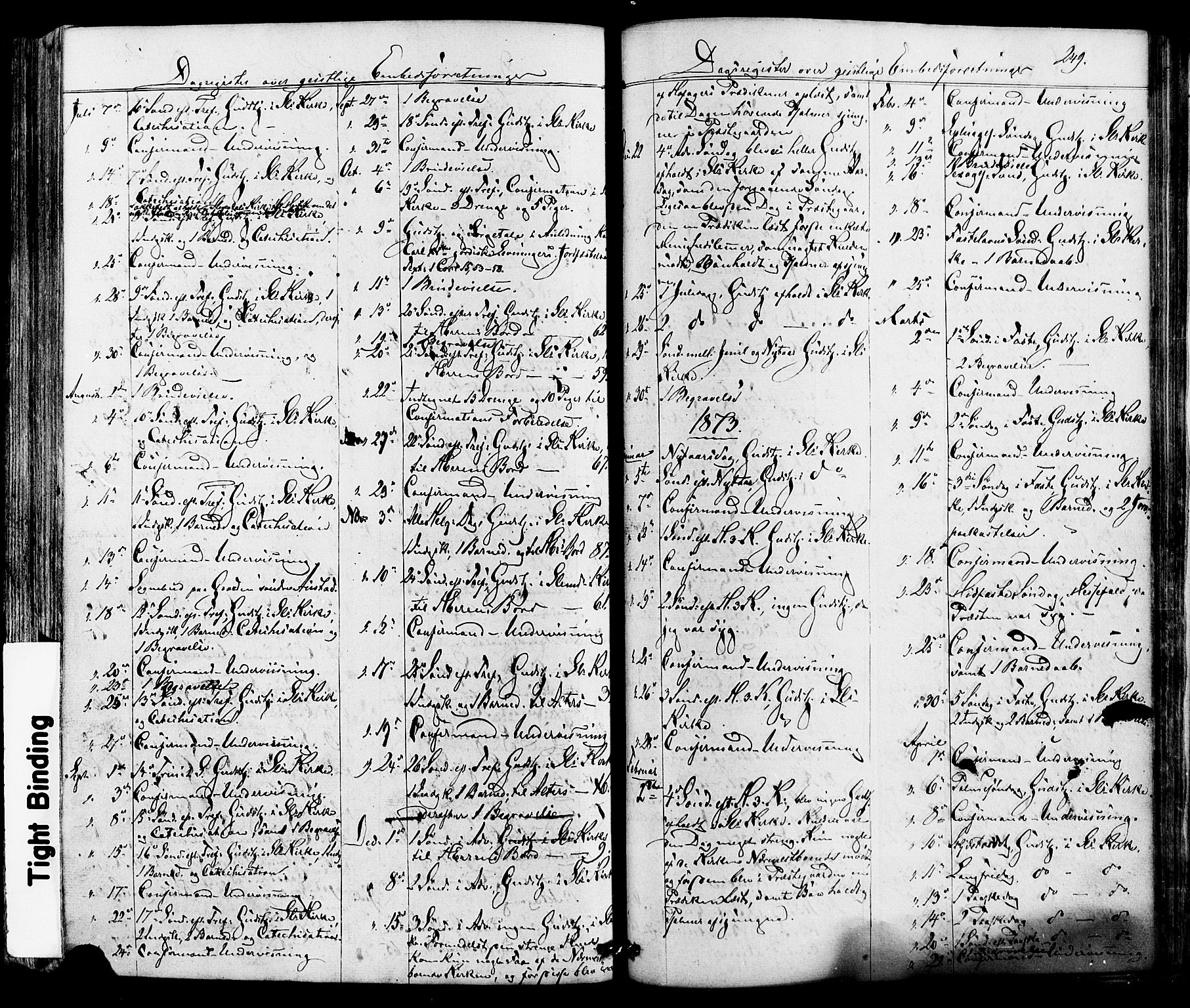Siljan kirkebøker, SAKO/A-300/F/Fa/L0002: Parish register (official) no. 2, 1870-1895, p. 249