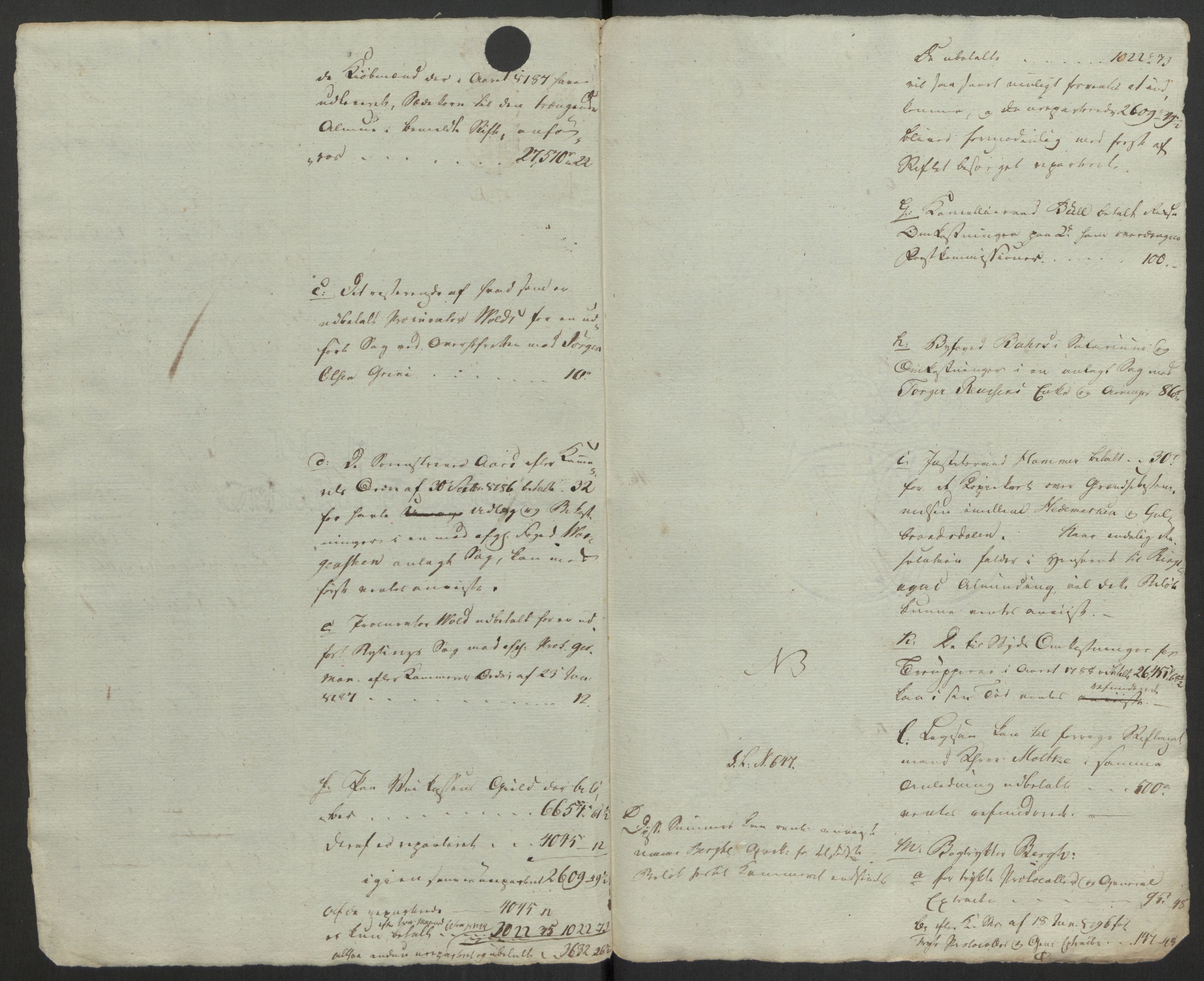 Rentekammeret inntil 1814, Realistisk ordnet avdeling, AV/RA-EA-4070/G/Gb/Gbb/L0029/0001: Jernverk / [Db II 6]: Dokumenter om Lesja, Moss, Mostadmarken, Nissedal (og Omdal kobberverk), Odal, Osen (Romsdal) og Vigeland jernverk, 1670-1810, p. 14