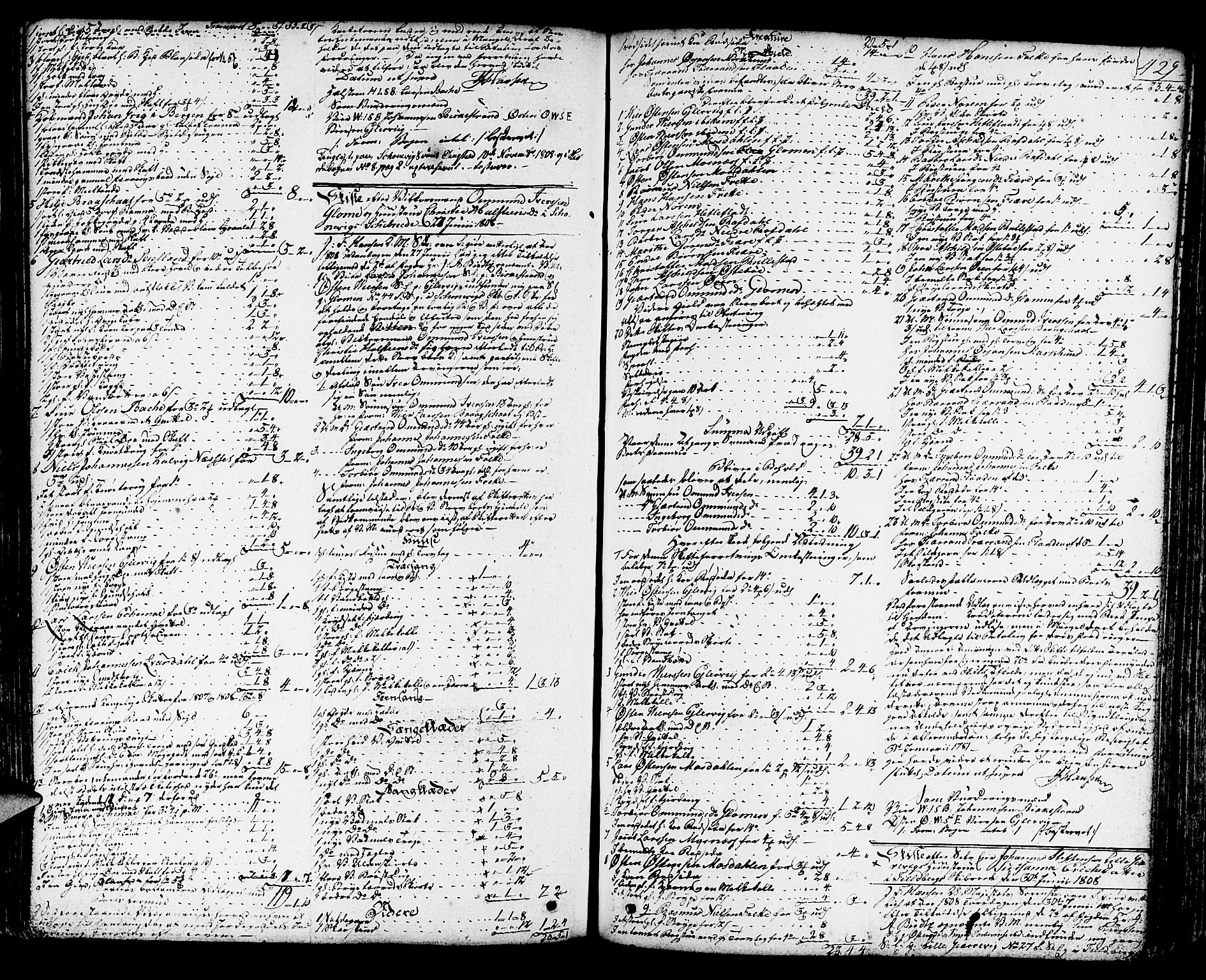 Sunnhordland sorenskrivar, SAB/A-2401/1/H/Ha/Haa/L0012: Skifteprotokollar. Register i protokoll, 1804-1815, p. 428b-429a