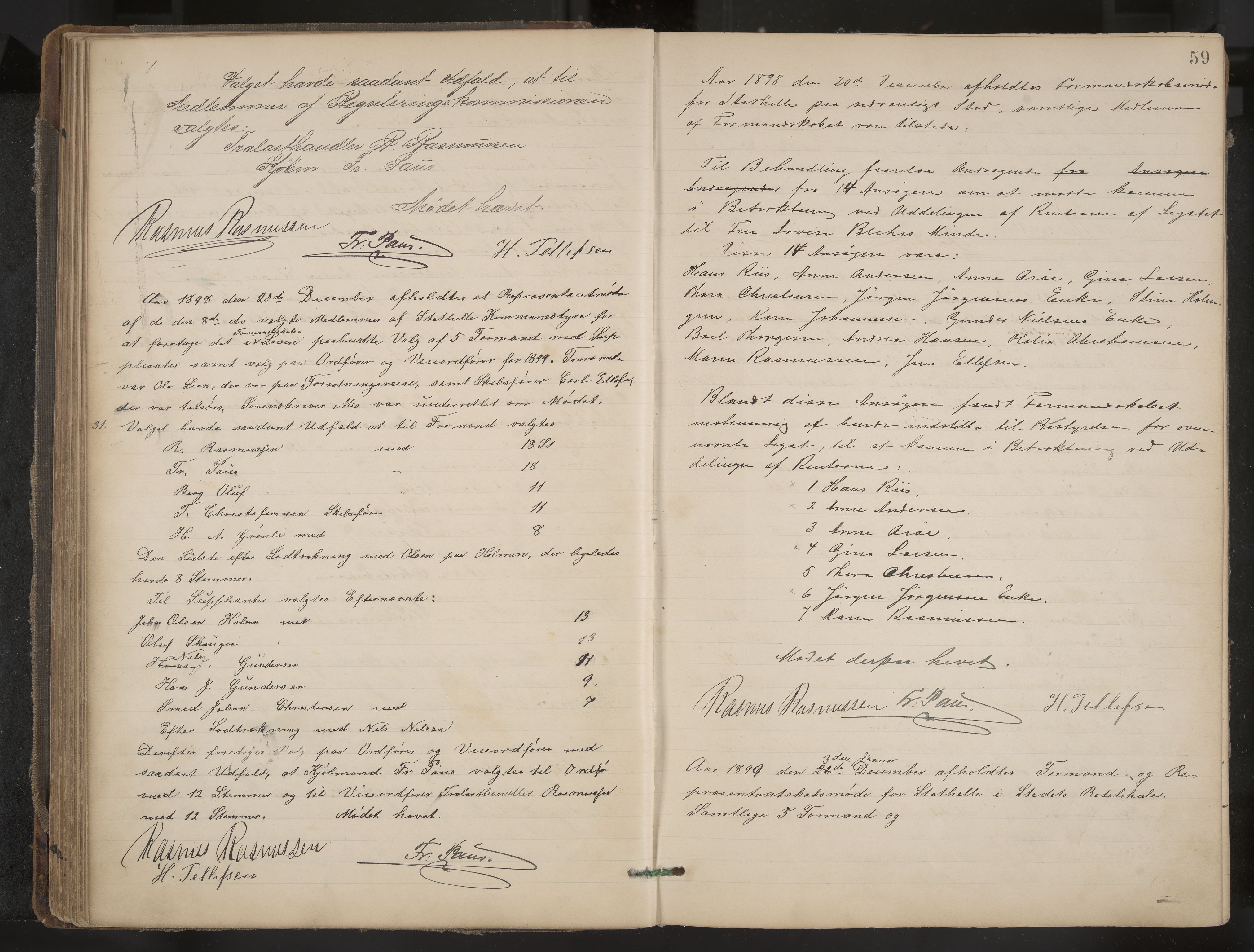 Stathelle formannskap og sentraladministrasjon, IKAK/0803021/A/L0002: Møtebok, 1892-1909, p. 59