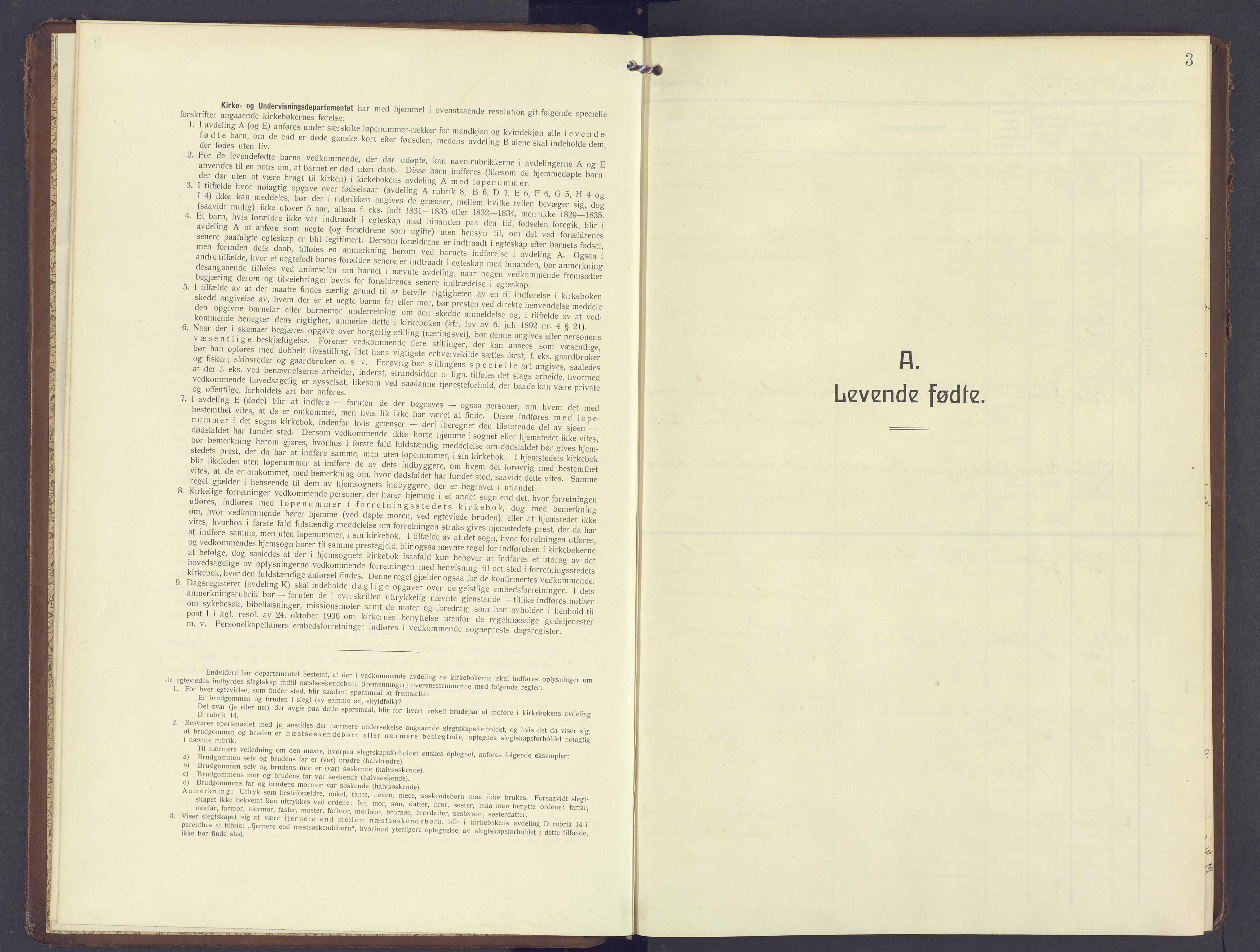 Tolga prestekontor, SAH/PREST-062/K/L0013: Parish register (official) no. 13, 1908-1915, p. 3