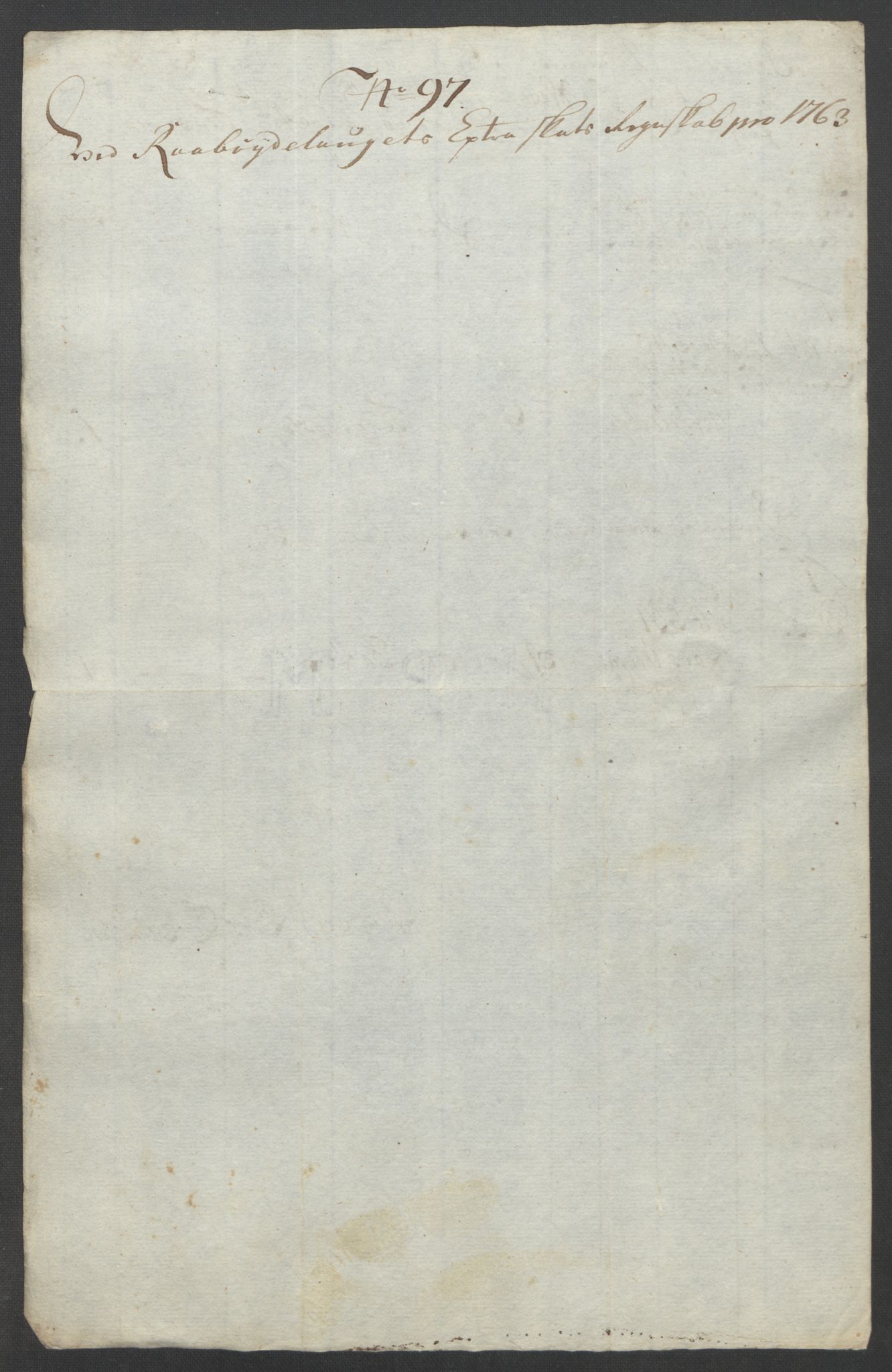 Rentekammeret inntil 1814, Reviderte regnskaper, Fogderegnskap, AV/RA-EA-4092/R40/L2517: Ekstraskatten Råbyggelag, 1762-1763, p. 511