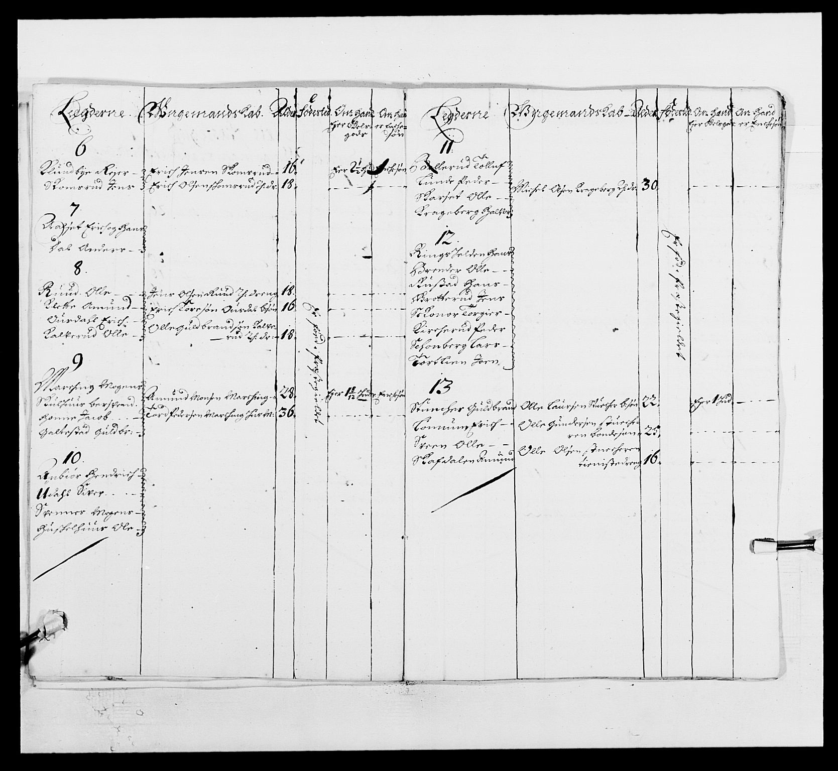 Kommanderende general (KG I) med Det norske krigsdirektorium, AV/RA-EA-5419/E/Ea/L0500: Opplandske regiment, 1696-1697, p. 355