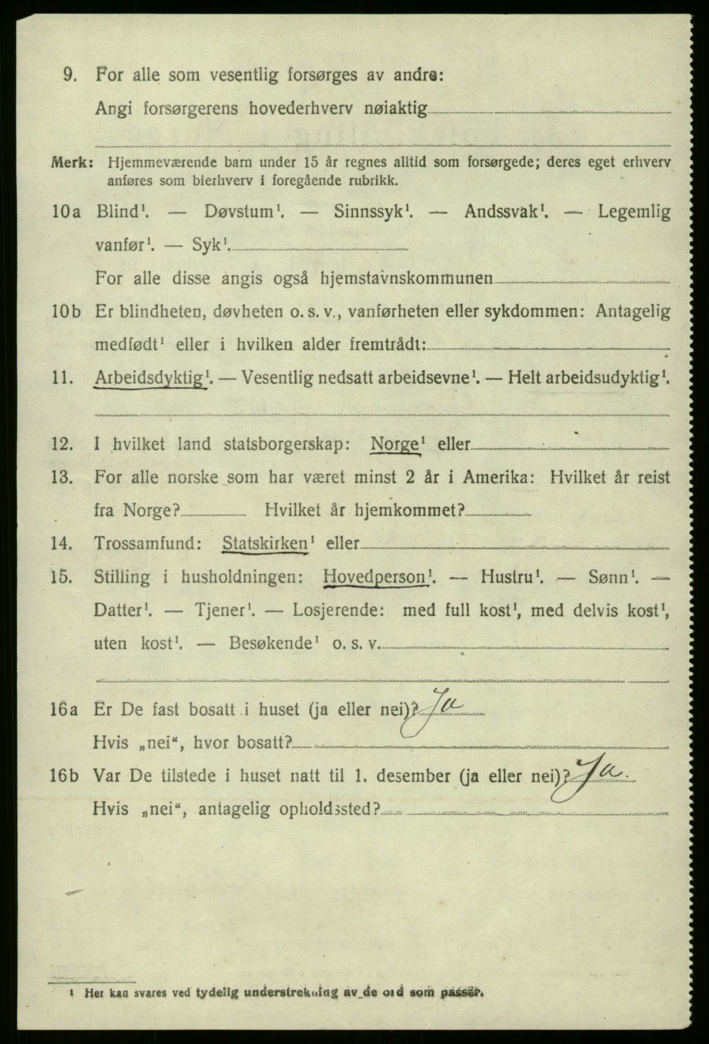 SAB, 1920 census for Eid, 1920, p. 2265