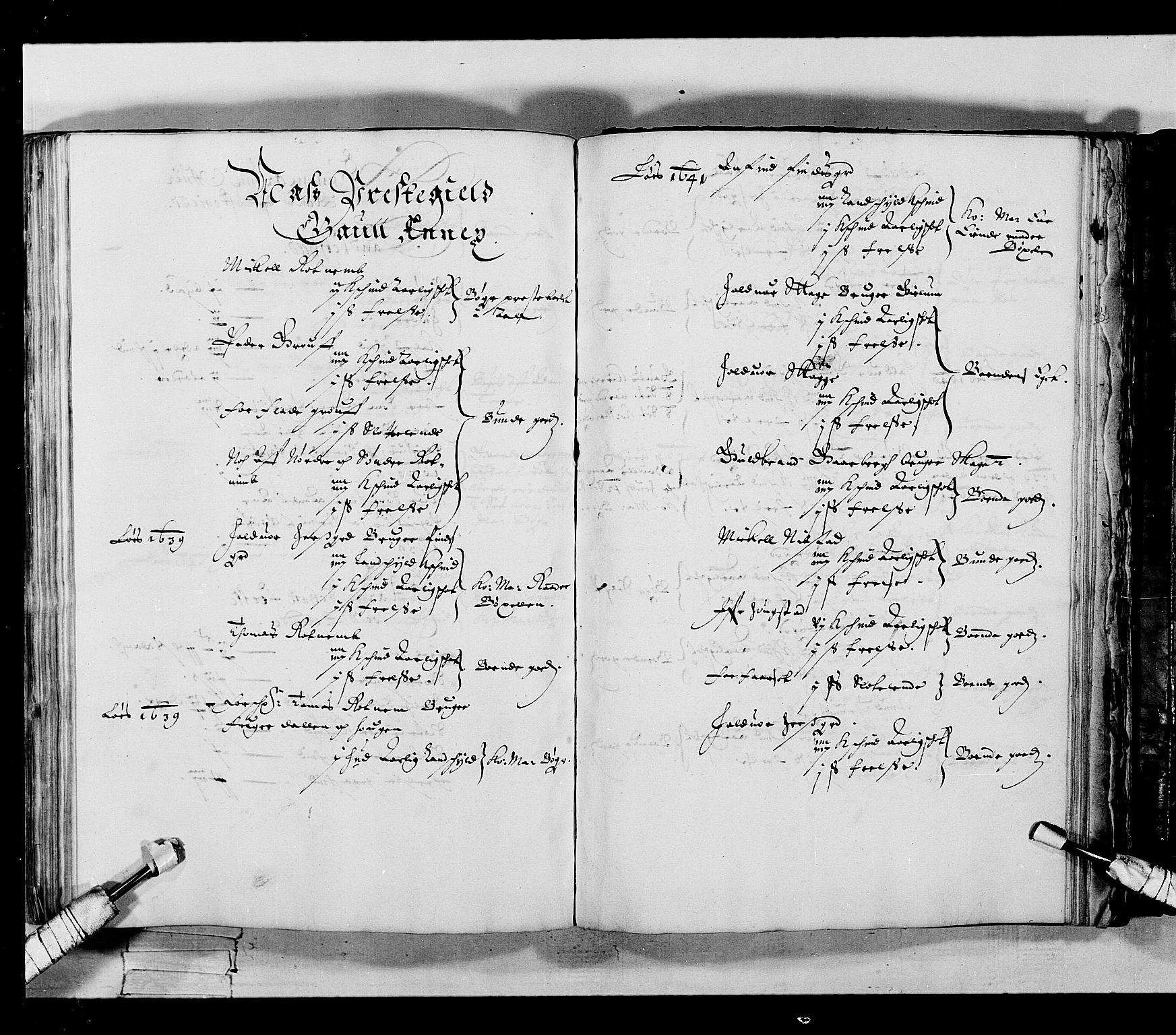 Stattholderembetet 1572-1771, AV/RA-EA-2870/Ek/L0019/0001: Jordebøker 1633-1658 / Jordebøker for Akershus len, 1642, p. 185