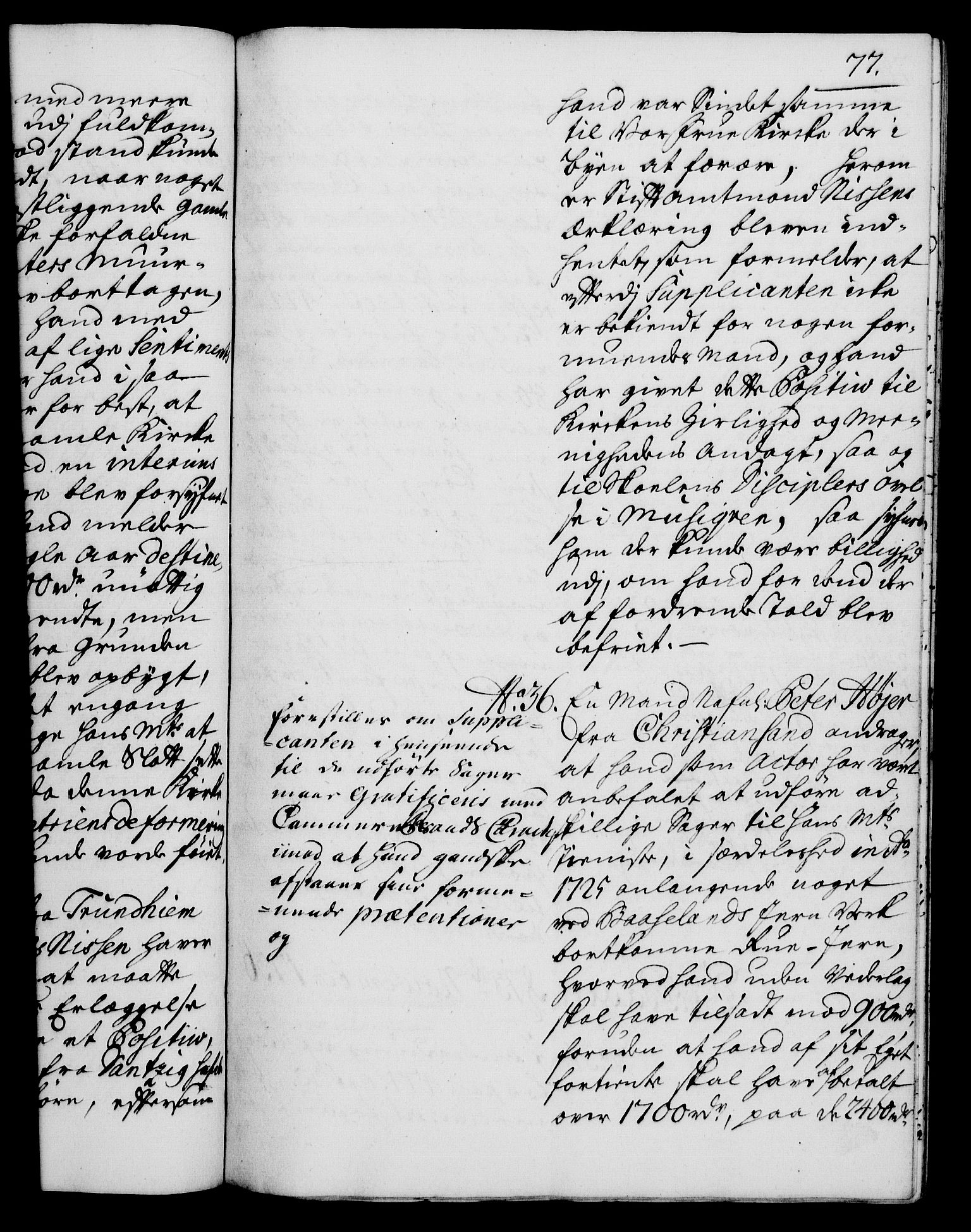 Rentekammeret, Kammerkanselliet, RA/EA-3111/G/Gh/Gha/L0019: Norsk ekstraktmemorialprotokoll (merket RK 53.64), 1736-1737, p. 77