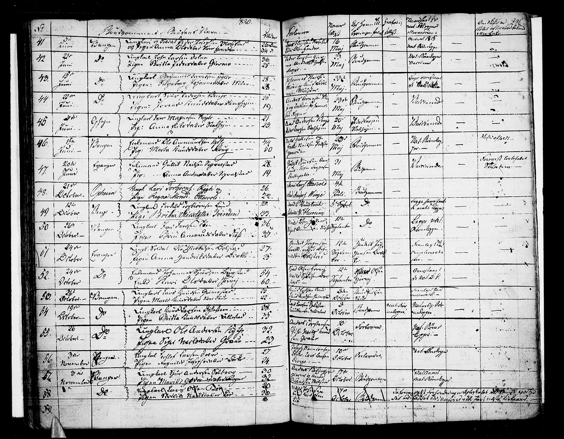 Voss sokneprestembete, SAB/A-79001/H/Haa: Parish register (official) no. A 12, 1823-1837, p. 296
