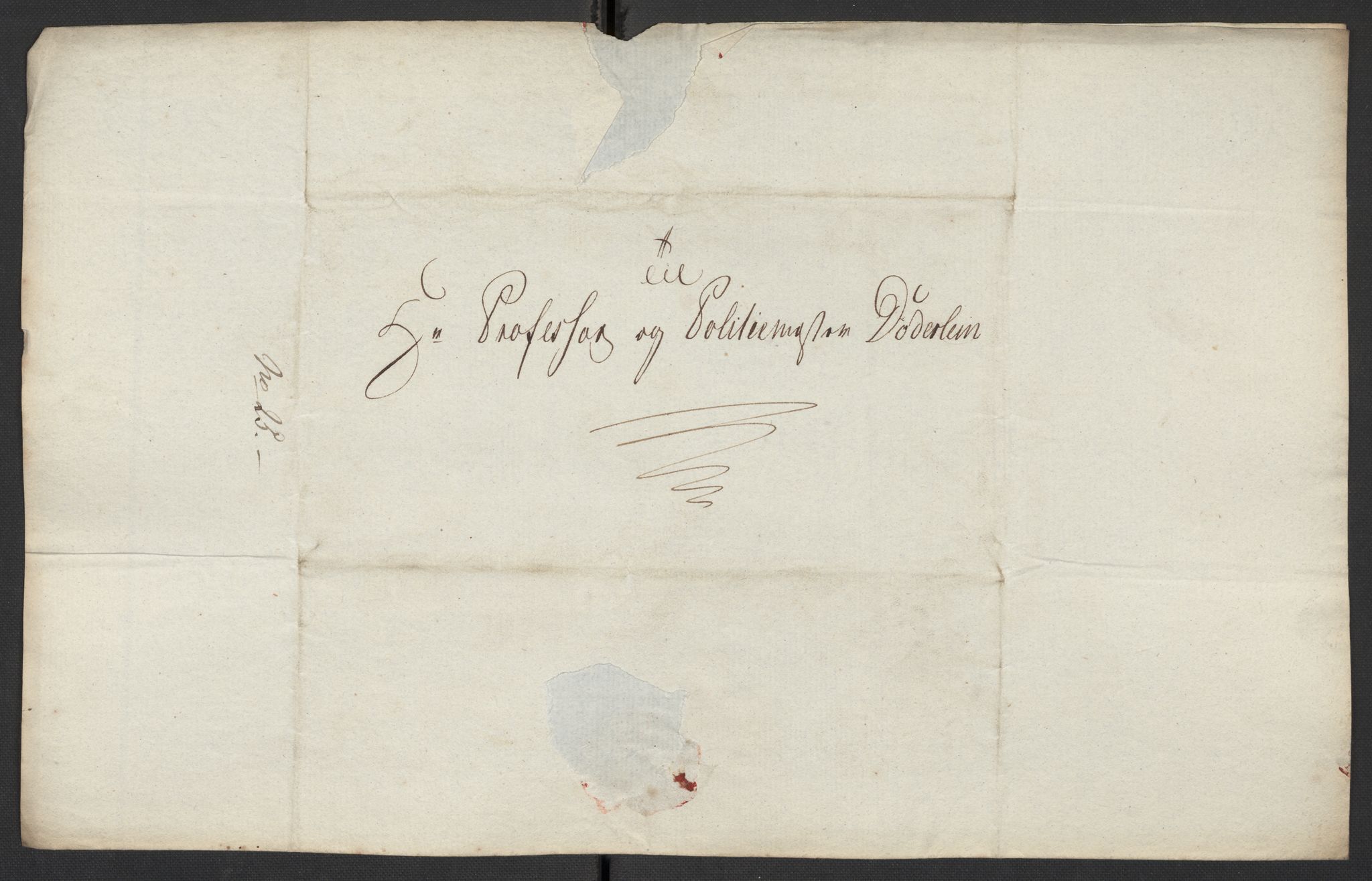Oslo politidistrikt, AV/SAO-A-10085/D/Da/L0003: Innkomne brev, pro memoria m.v., 1781, p. 148