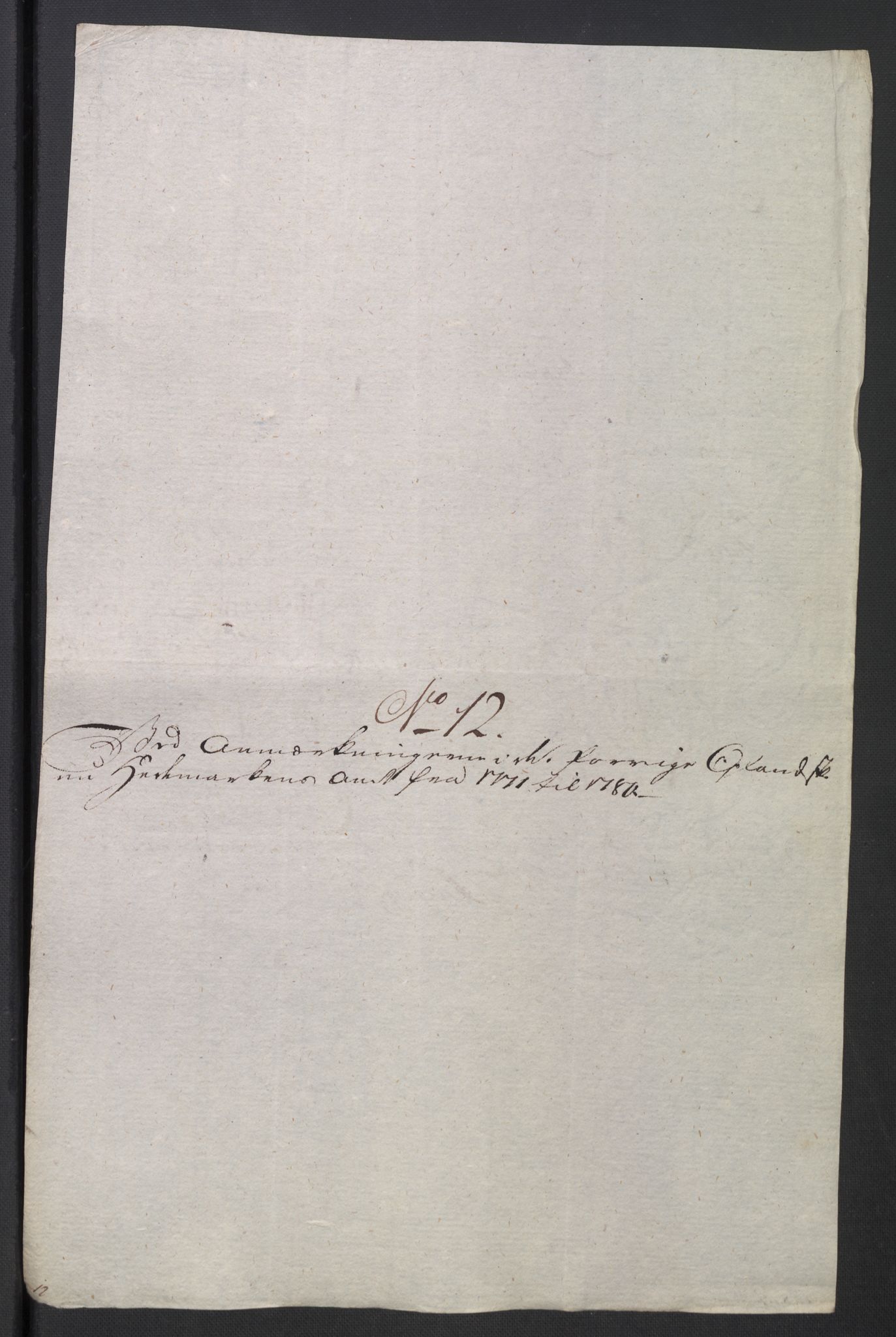 Rentekammeret inntil 1814, Reviderte regnskaper, Mindre regnskaper, AV/RA-EA-4068/Rb/L0014: Opplands amt, 1771-1779, p. 699