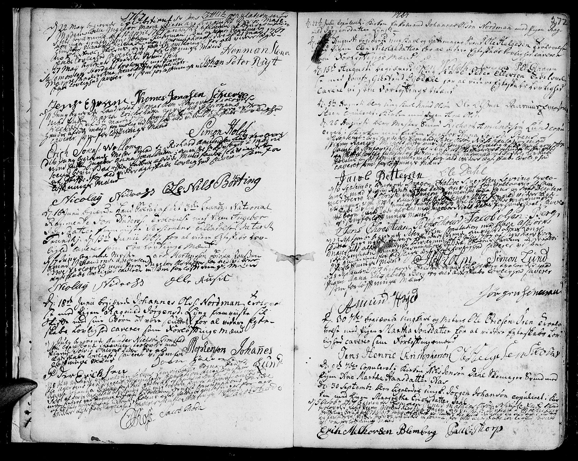 Ministerialprotokoller, klokkerbøker og fødselsregistre - Sør-Trøndelag, SAT/A-1456/601/L0038: Parish register (official) no. 601A06, 1766-1877, p. 272