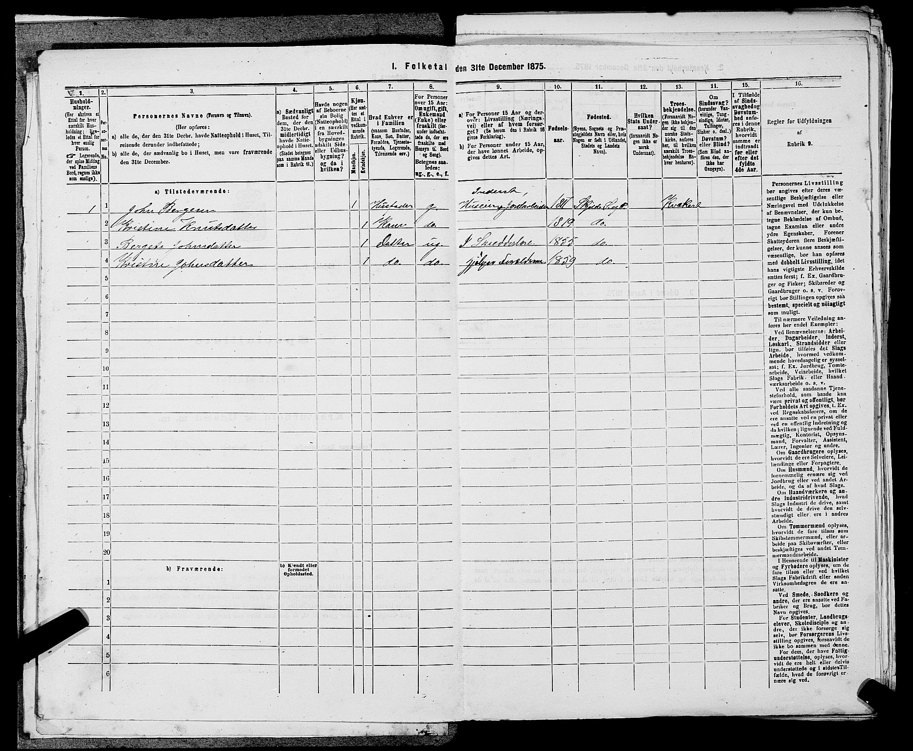 SAST, 1875 census for 1154P Skjold, 1875, p. 130