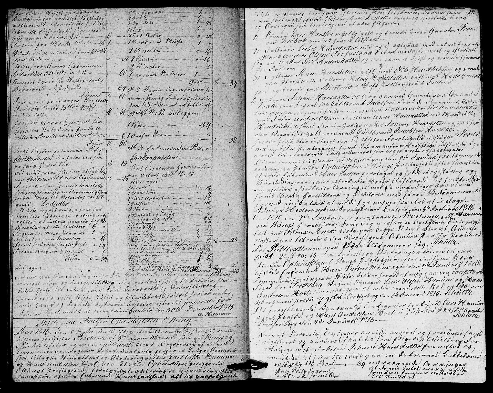 Sør-Hedmark sorenskriveri, AV/SAH-TING-014/J/Ja/Jaa/L0003A: Skifteprotokoll, 1815-1824, p. 9b-10a