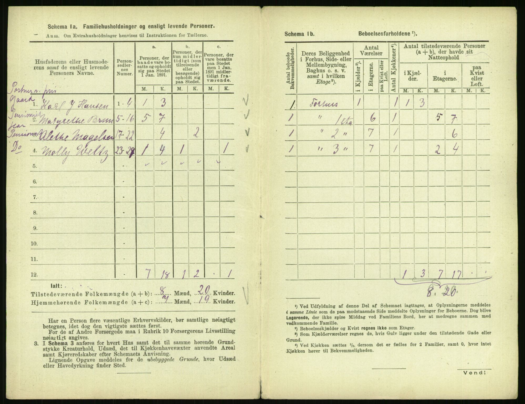 RA, 1891 census for 0301 Kristiania, 1891, p. 59828