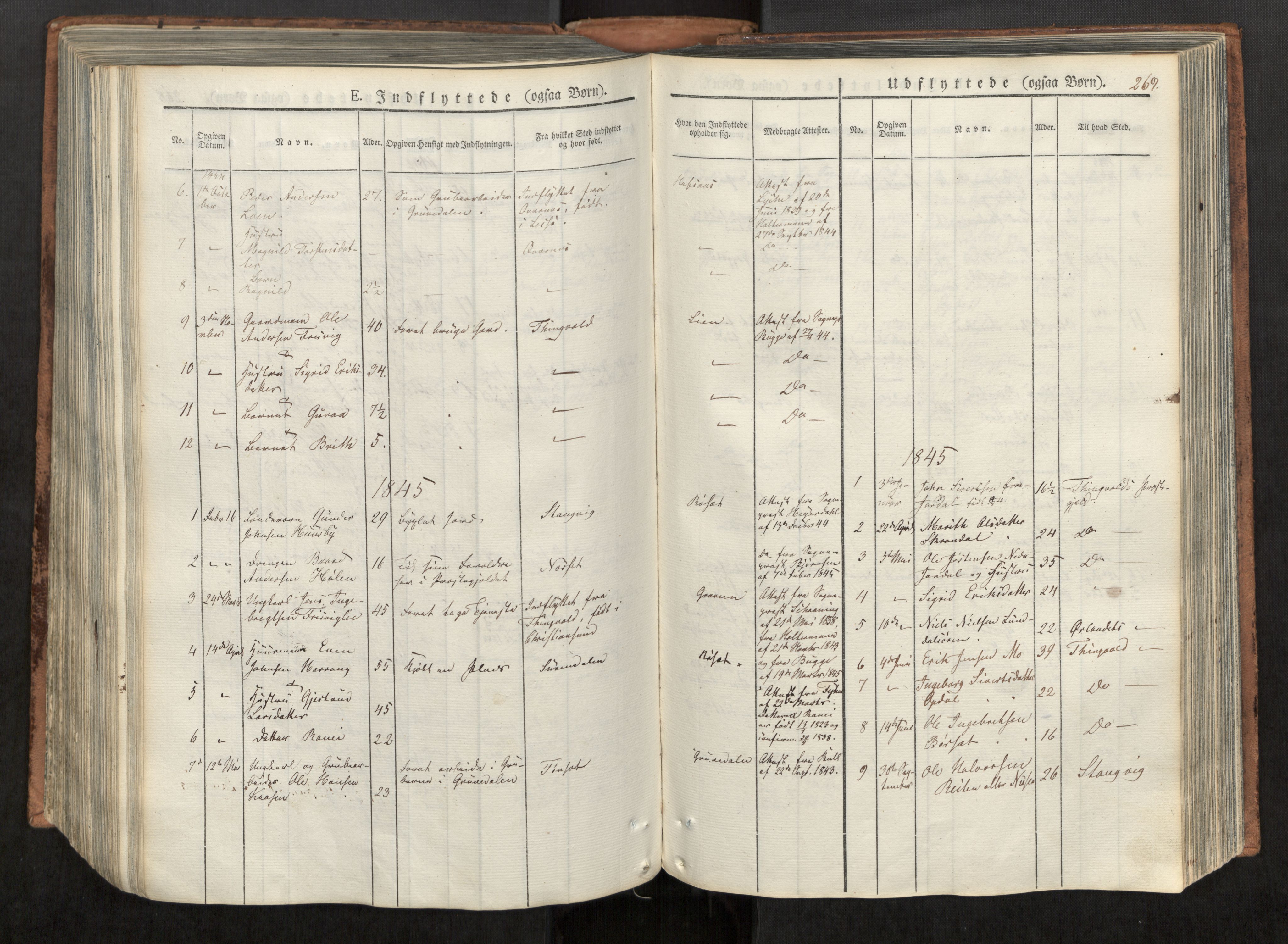 Ministerialprotokoller, klokkerbøker og fødselsregistre - Møre og Romsdal, SAT/A-1454/590/L1012: Parish register (official) no. 590A04, 1832-1846, p. 269