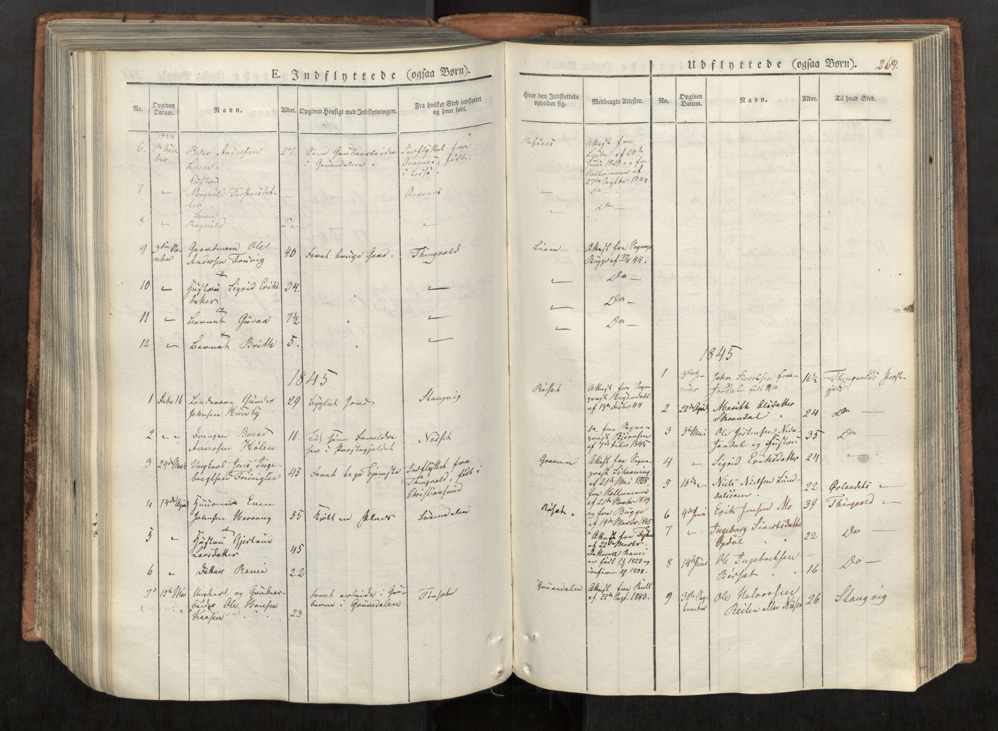 Ministerialprotokoller, klokkerbøker og fødselsregistre - Møre og Romsdal, AV/SAT-A-1454/590/L1012: Parish register (official) no. 590A04, 1832-1846, p. 269