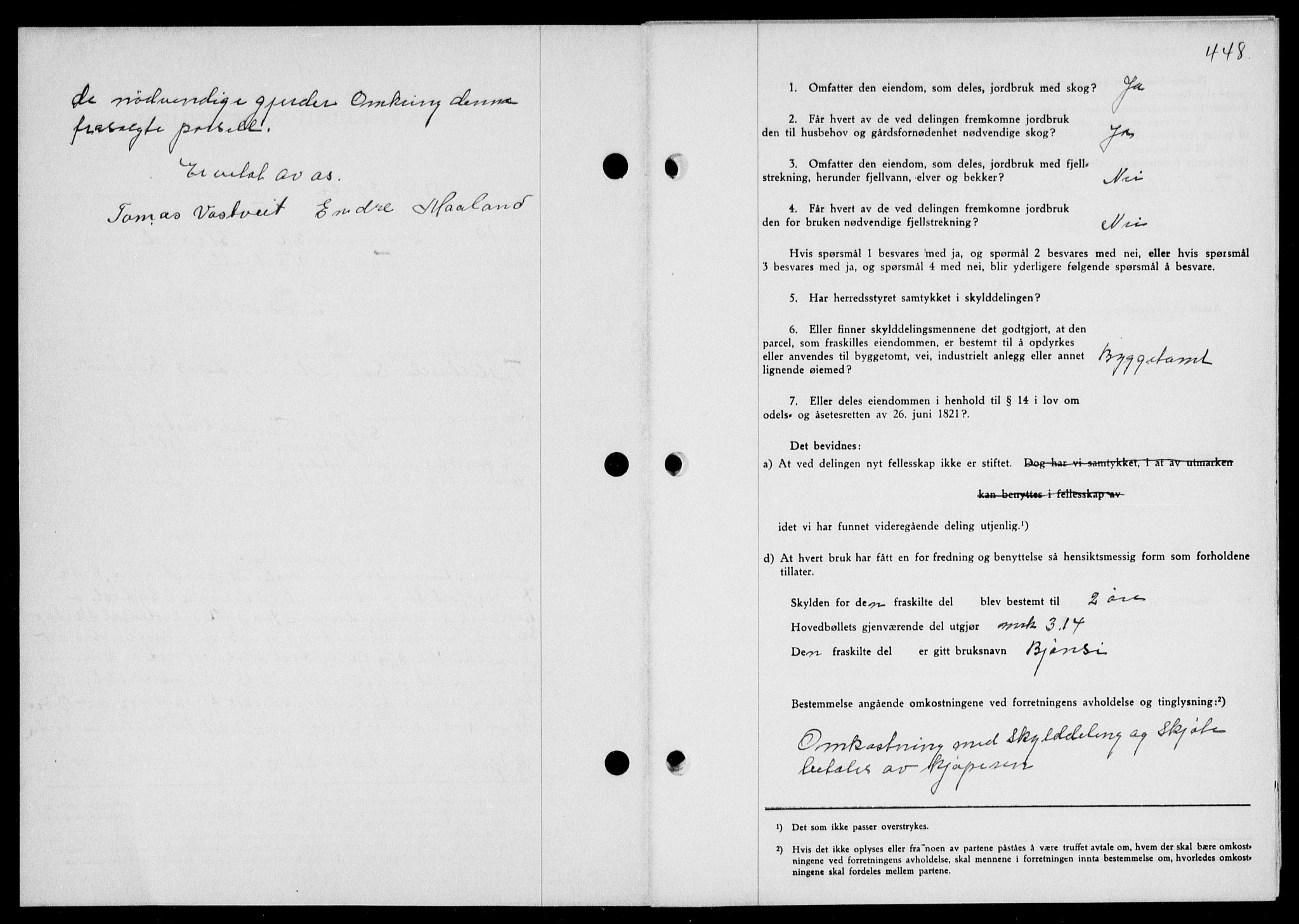 Ryfylke tingrett, AV/SAST-A-100055/001/II/IIB/L0075: Mortgage book no. 54, 1937-1937, Diary no: : 941/1937