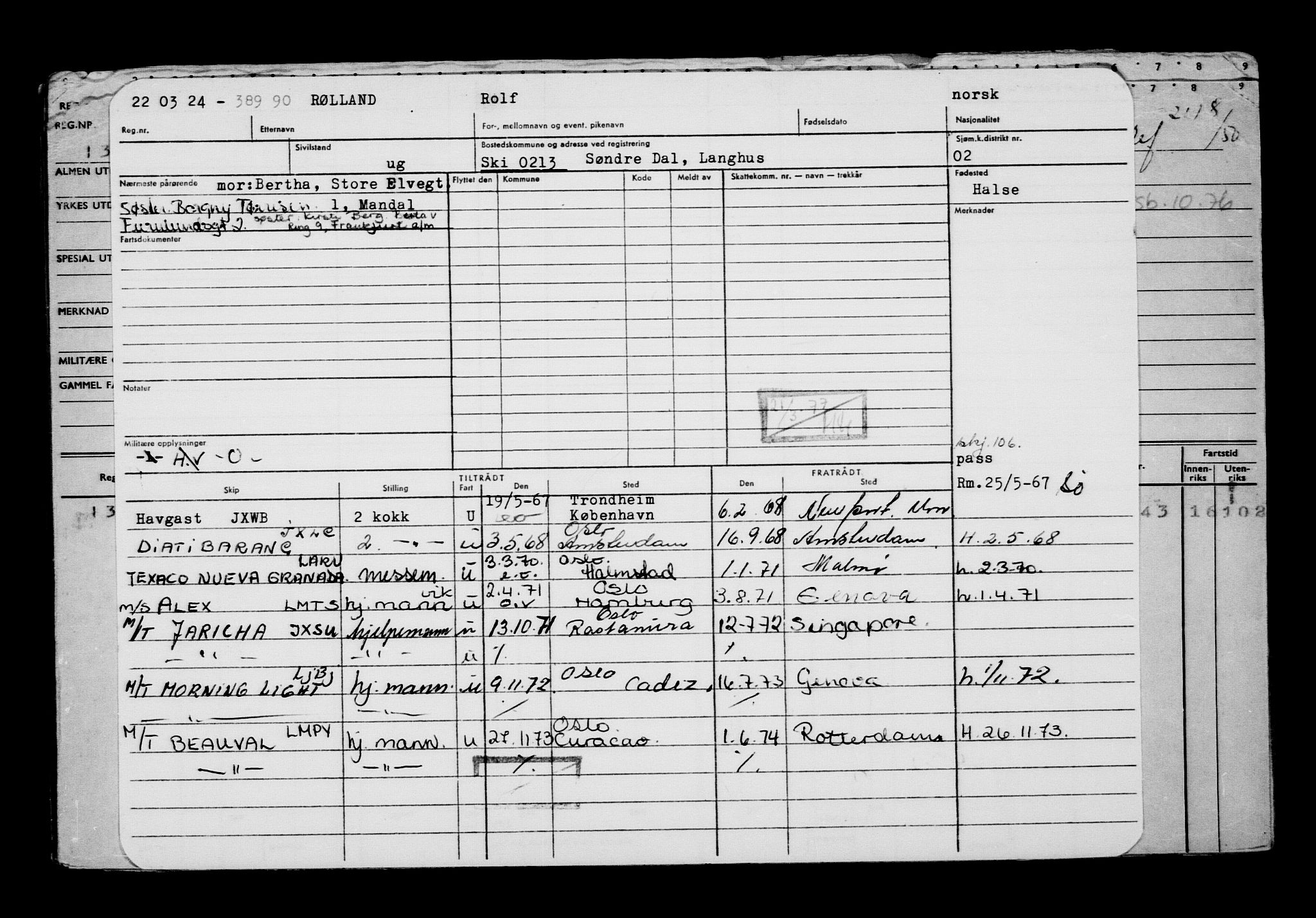 Direktoratet for sjømenn, AV/RA-S-3545/G/Gb/L0229: Hovedkort, 1924, p. 216