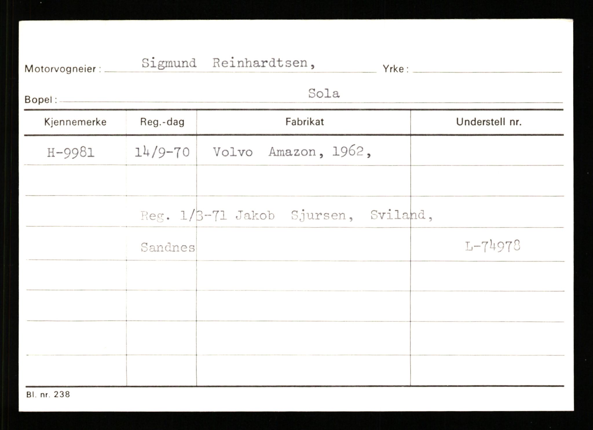 Stavanger trafikkstasjon, AV/SAST-A-101942/0/G/L0002: Registreringsnummer: 5791 - 10405, 1930-1971, p. 2735