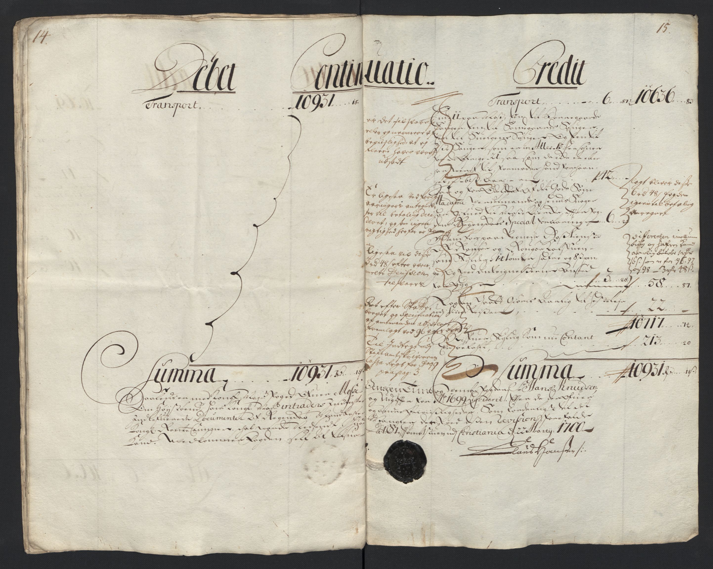 Rentekammeret inntil 1814, Reviderte regnskaper, Fogderegnskap, AV/RA-EA-4092/R04/L0128: Fogderegnskap Moss, Onsøy, Tune, Veme og Åbygge, 1699, p. 21