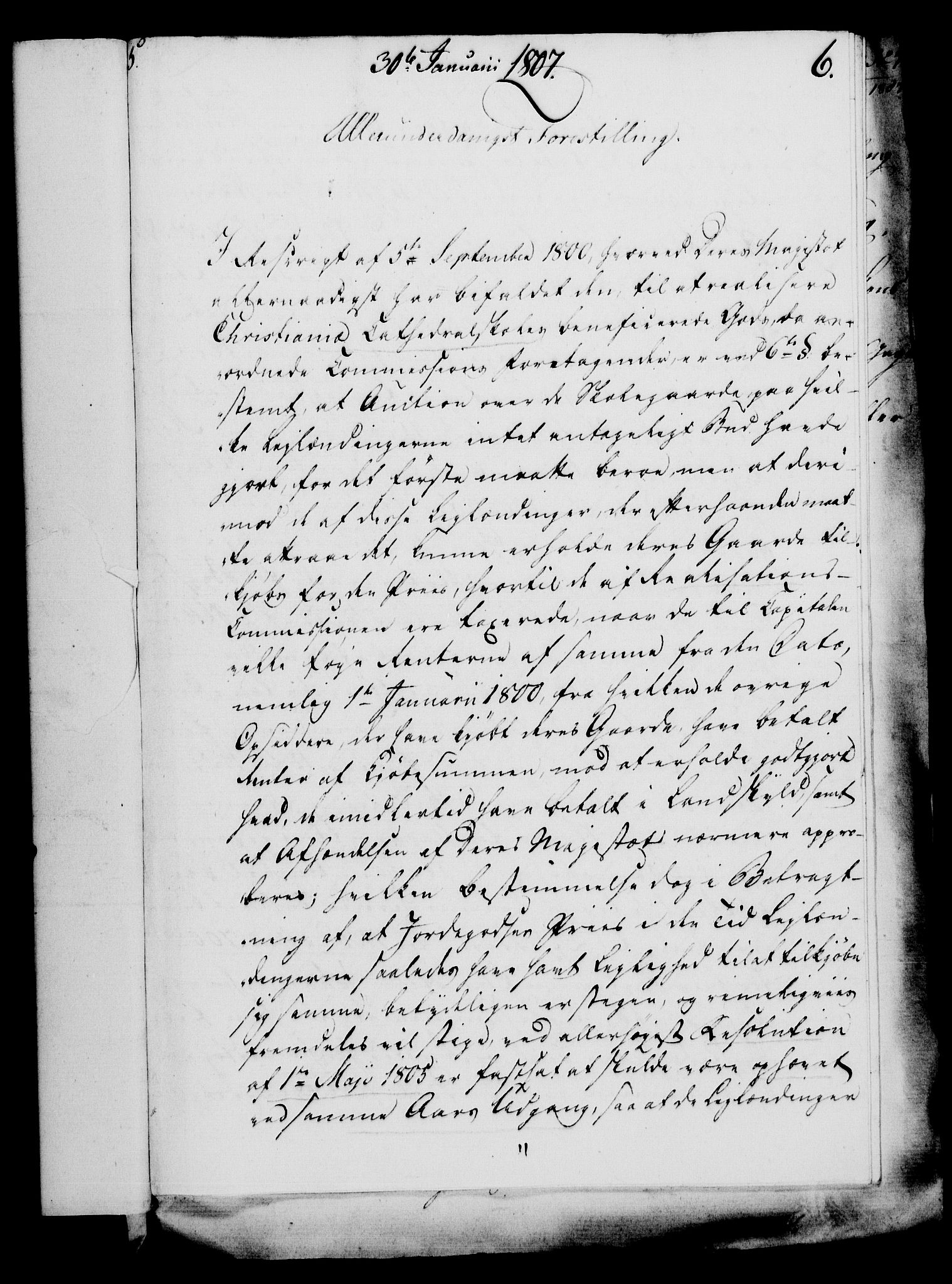 Rentekammeret, Kammerkanselliet, RA/EA-3111/G/Gf/Gfa/L0089: Norsk relasjons- og resolusjonsprotokoll (merket RK 52.89), 1807, p. 59