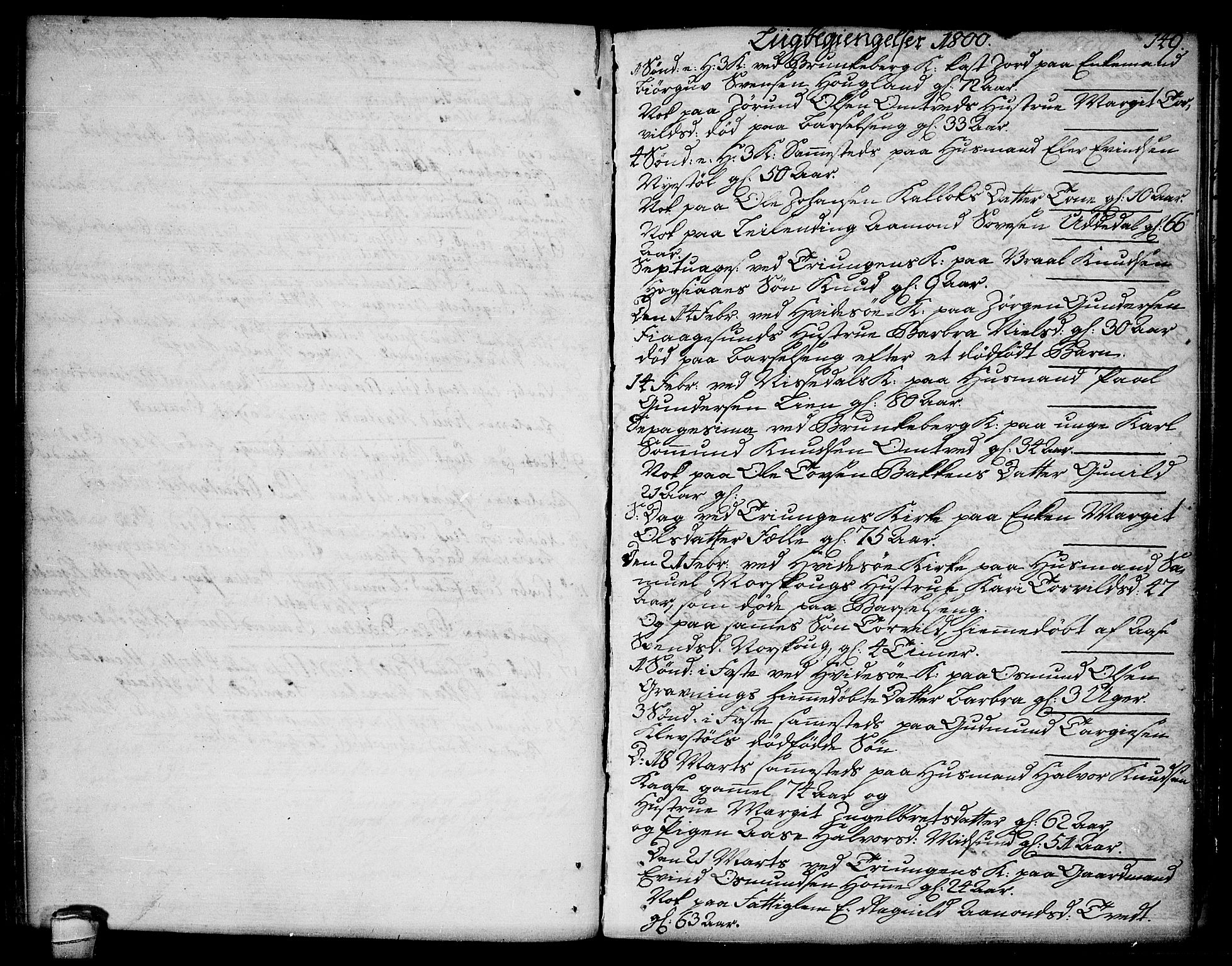 Kviteseid kirkebøker, SAKO/A-276/F/Fa/L0004: Parish register (official) no. I 4, 1800-1814, p. 149