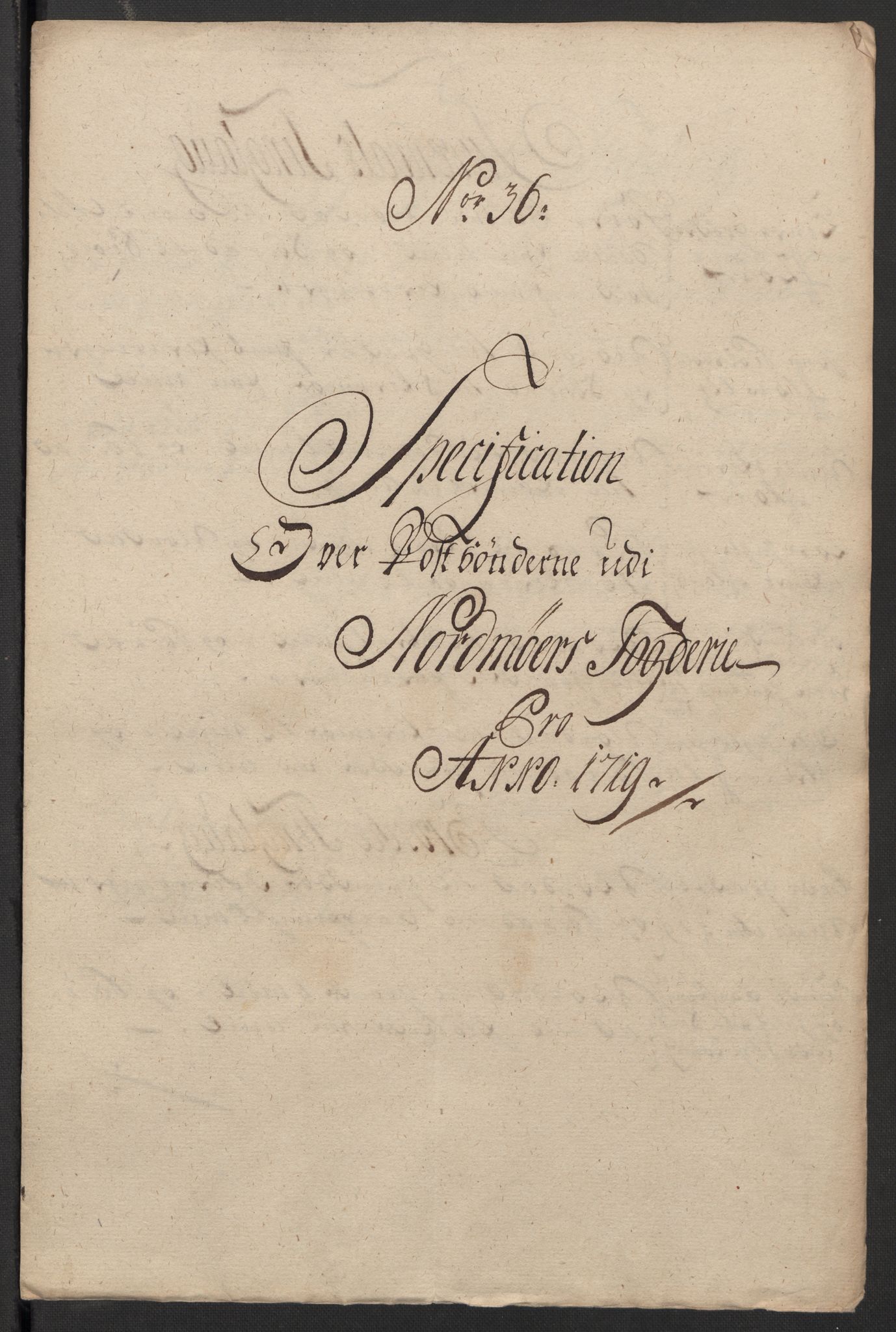 Rentekammeret inntil 1814, Reviderte regnskaper, Fogderegnskap, RA/EA-4092/R56/L3752: Fogderegnskap Nordmøre, 1719, p. 216