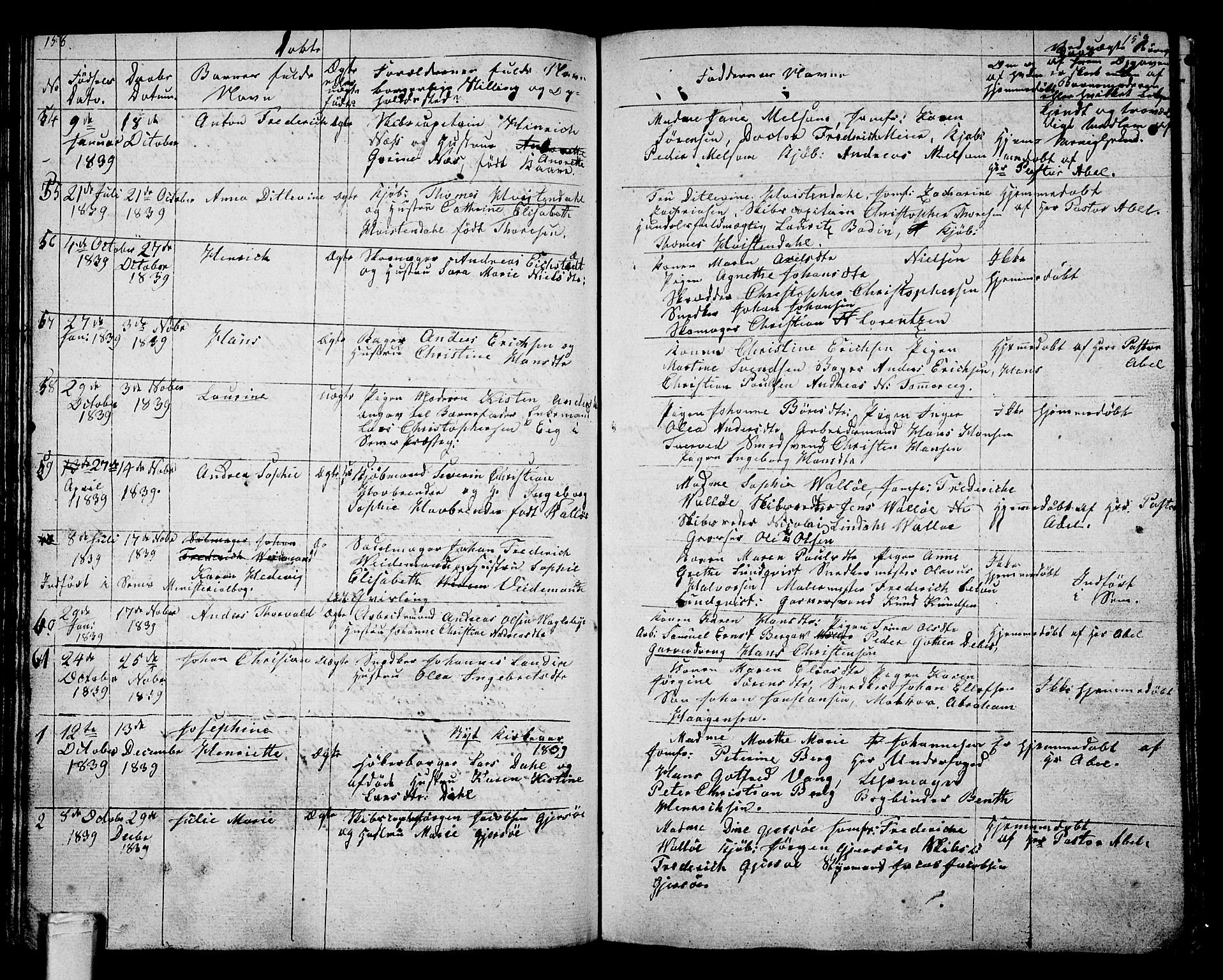 Tønsberg kirkebøker, AV/SAKO-A-330/G/Ga/L0002: Parish register (copy) no. 2, 1827-1854, p. 158-159