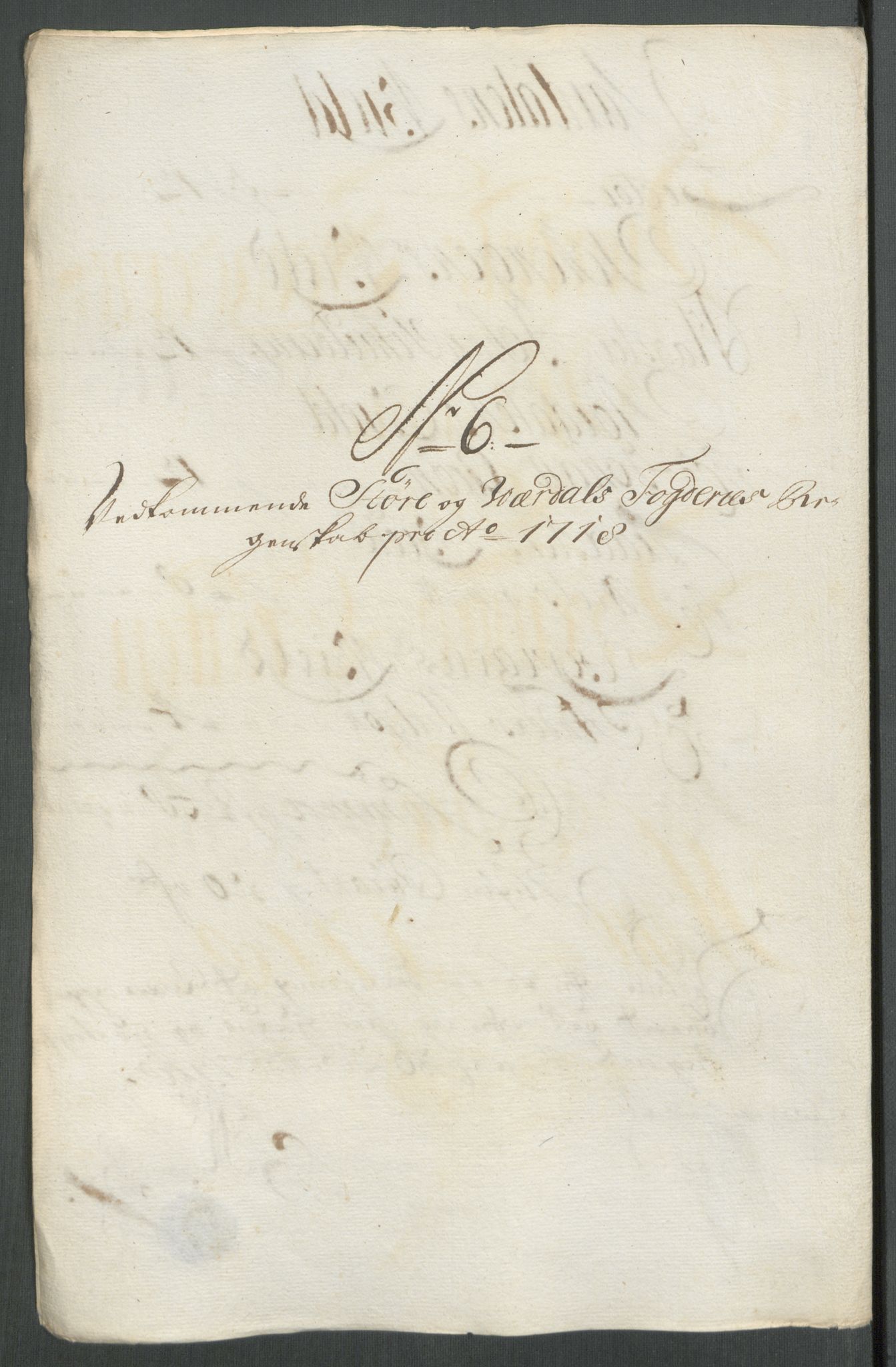 Rentekammeret inntil 1814, Reviderte regnskaper, Fogderegnskap, AV/RA-EA-4092/R62/L4208: Fogderegnskap Stjørdal og Verdal, 1718, p. 133
