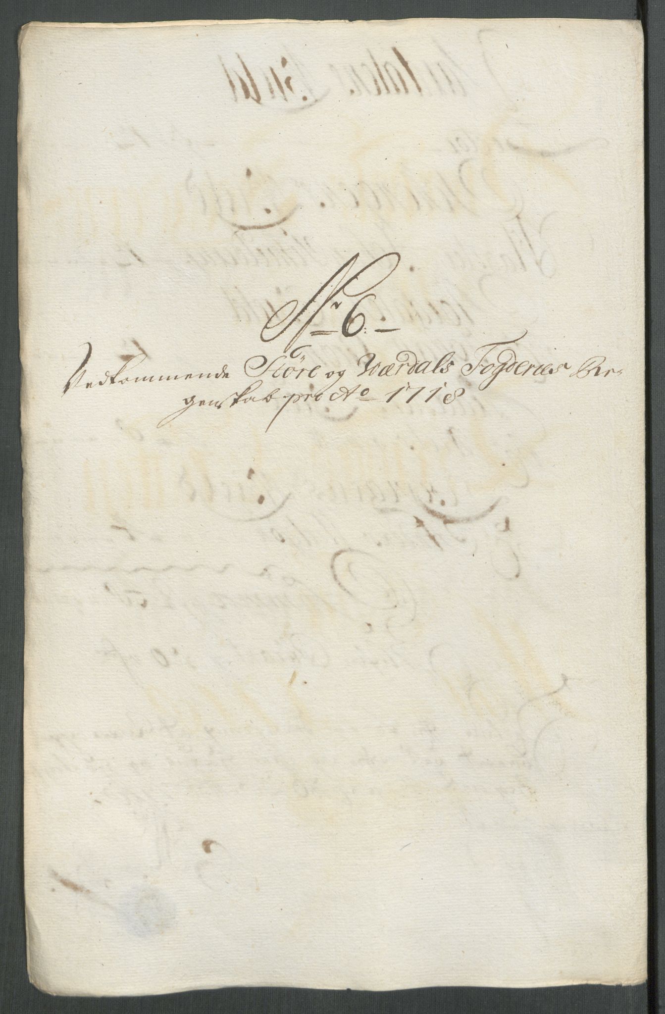 Rentekammeret inntil 1814, Reviderte regnskaper, Fogderegnskap, RA/EA-4092/R62/L4208: Fogderegnskap Stjørdal og Verdal, 1718, p. 133