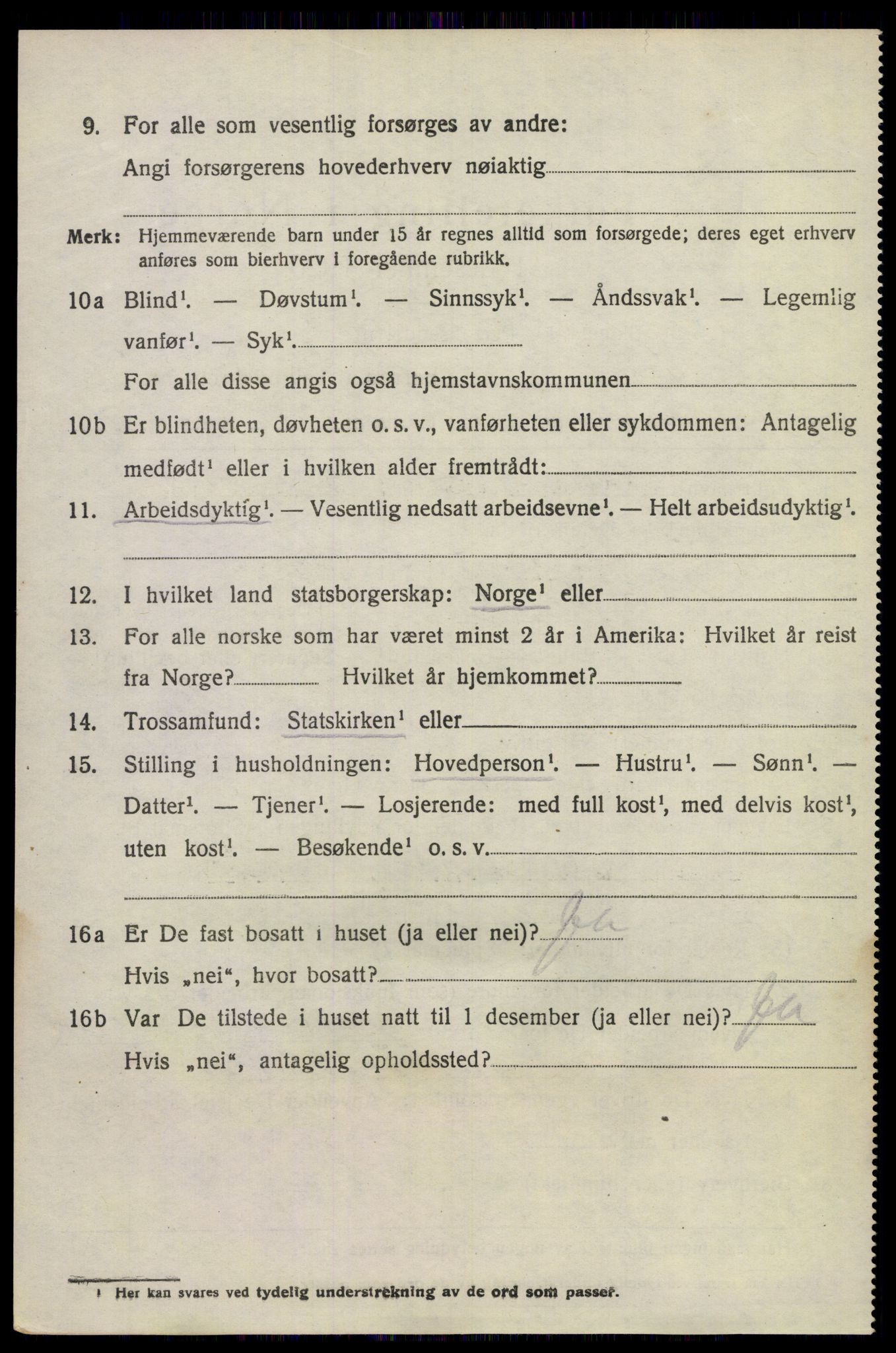 SAKO, 1920 census for Sem, 1920, p. 12960