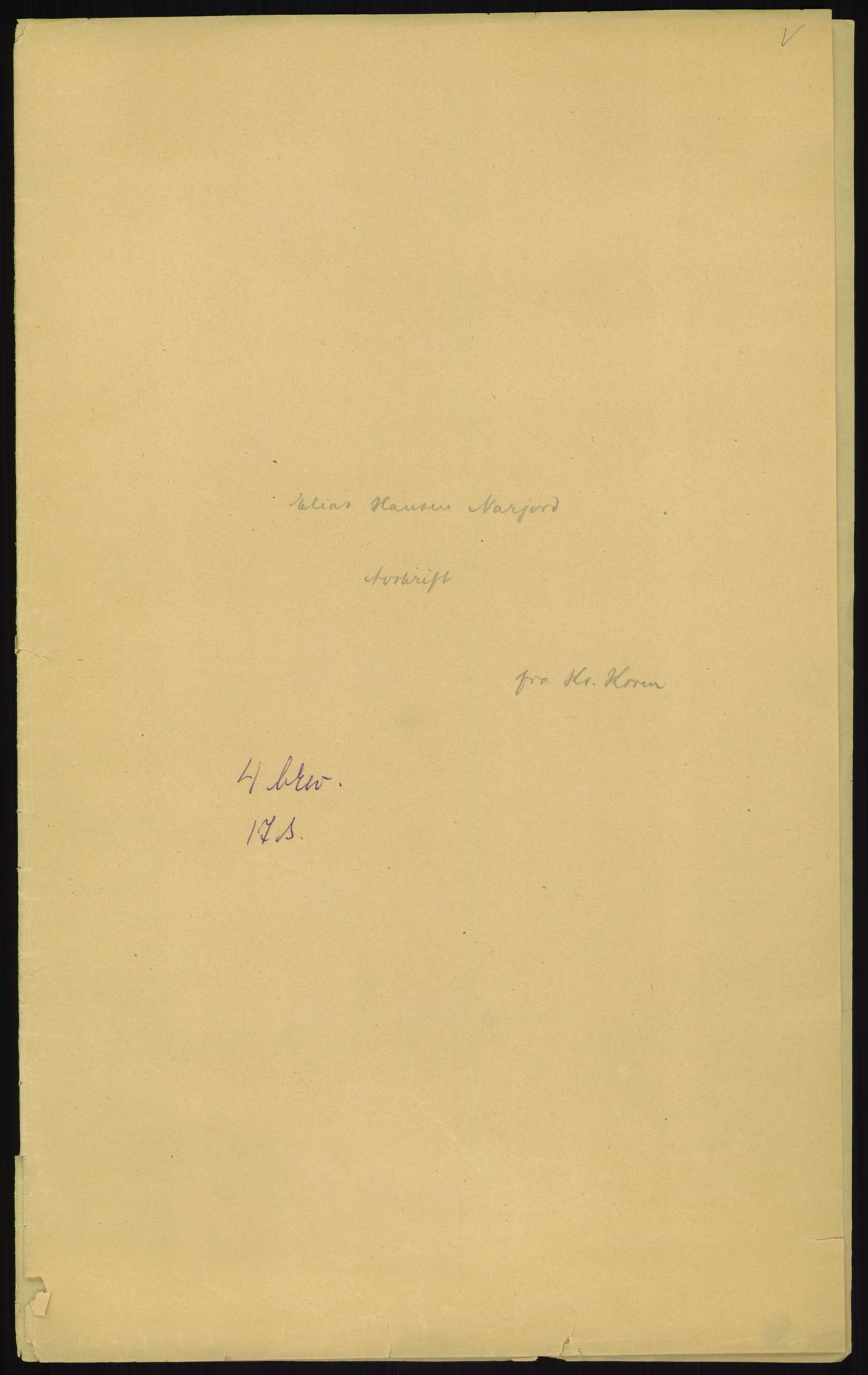 Samlinger til kildeutgivelse, Amerikabrevene, AV/RA-EA-4057/F/L0008: Innlån fra Hedmark: Gamkind - Semmingsen, 1838-1914, p. 351