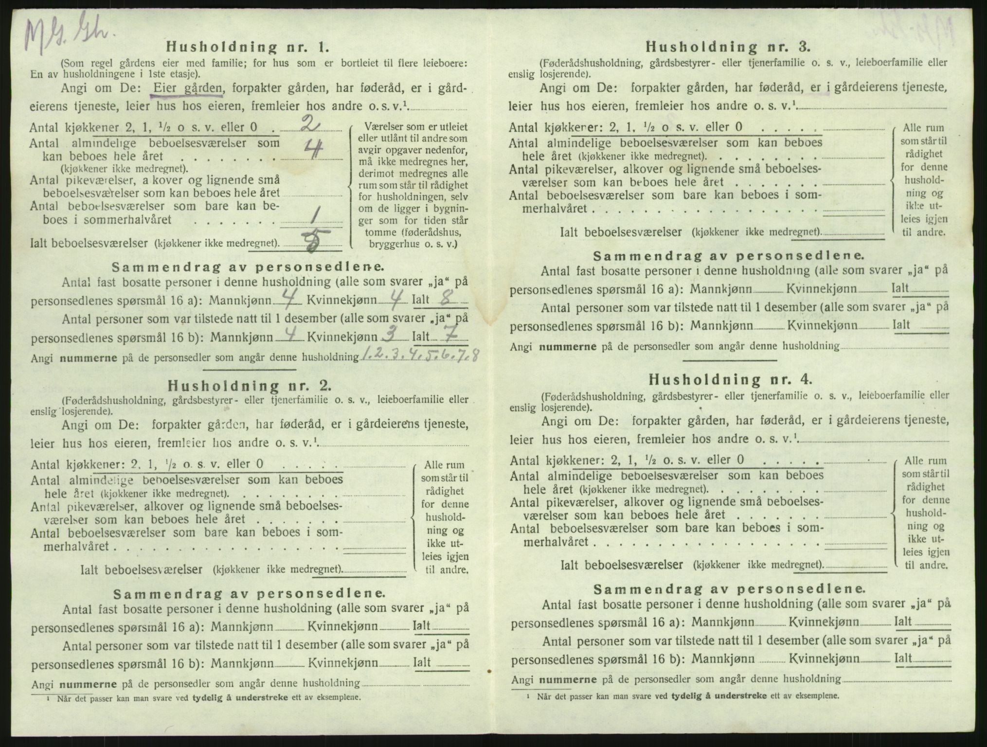 SAKO, 1920 census for Brunlanes, 1920, p. 928