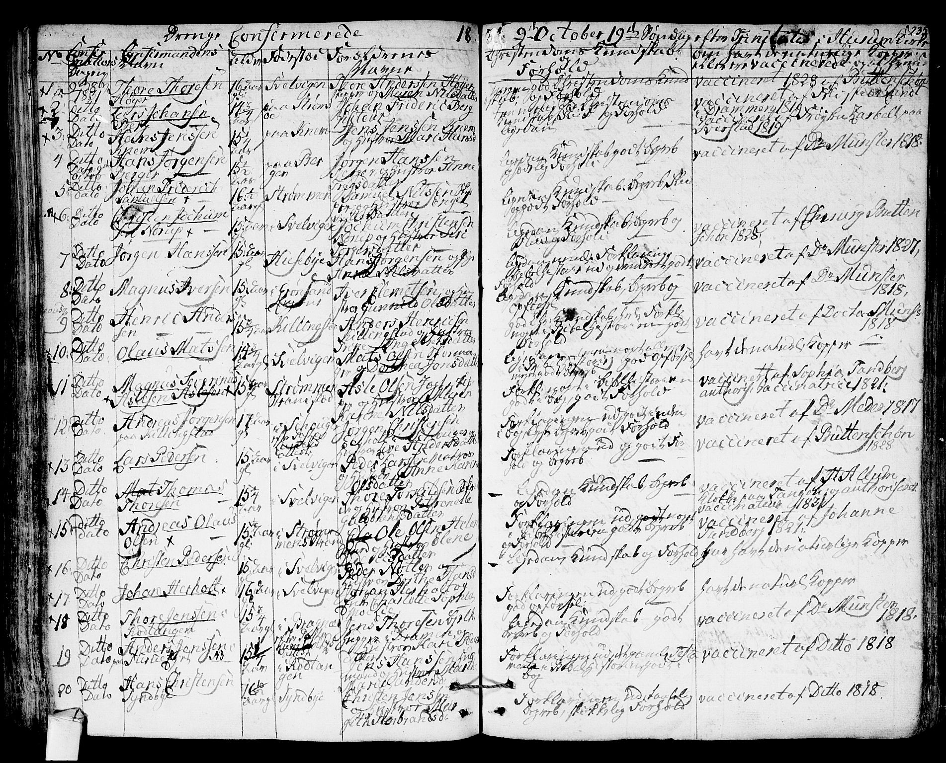 Hurum kirkebøker, SAKO/A-229/F/Fa/L0010: Parish register (official) no. 10, 1827-1846, p. 235