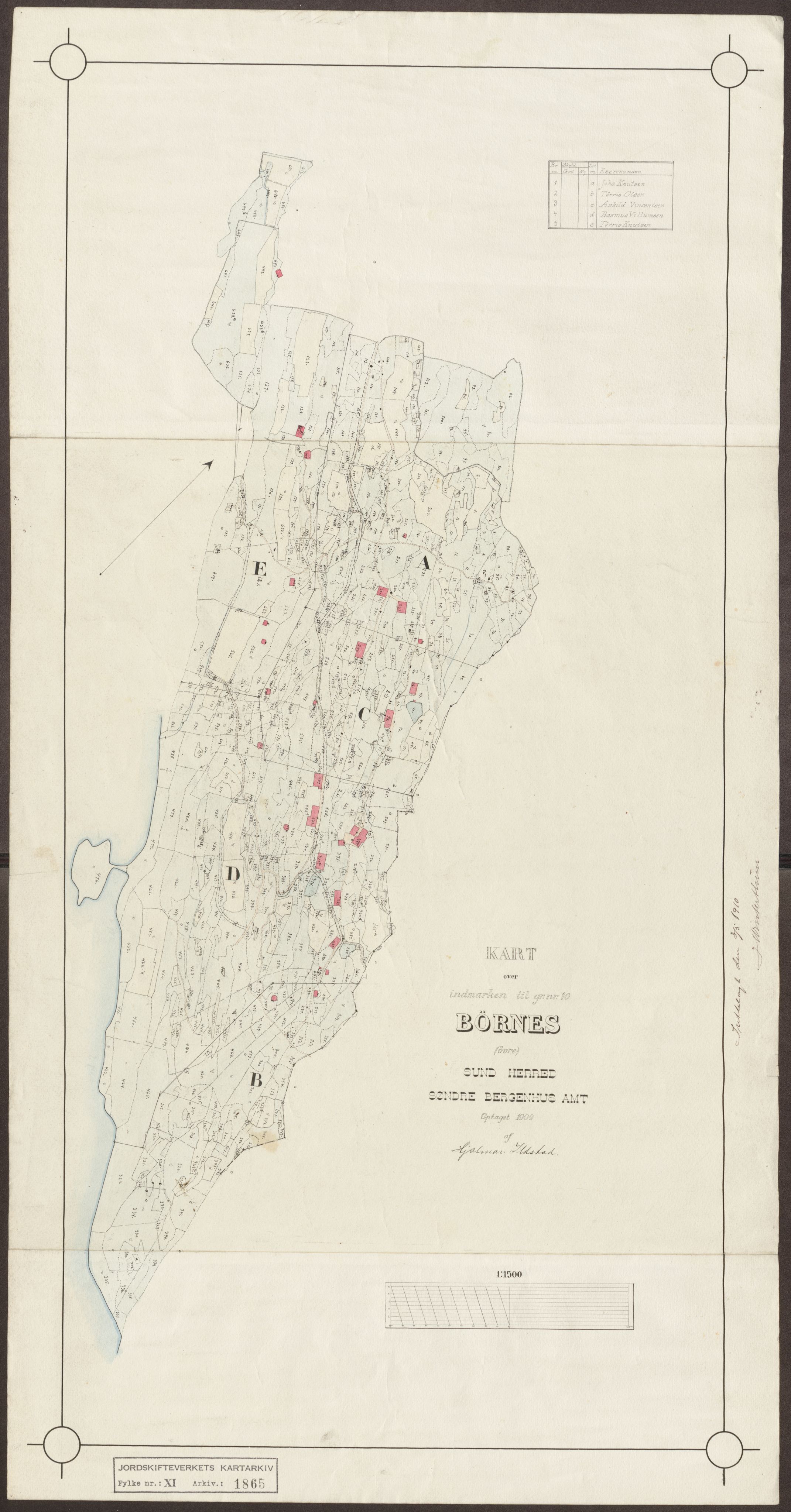 Jordskifteverkets kartarkiv, RA/S-3929/T, 1859-1988, p. 2038