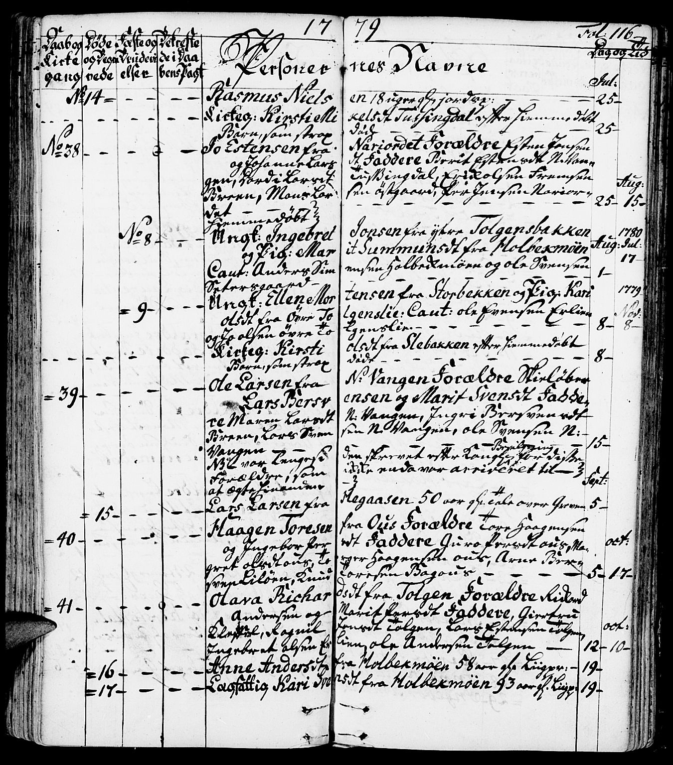 Tolga prestekontor, AV/SAH-PREST-062/K/L0002: Parish register (official) no. 2, 1768-1786, p. 116