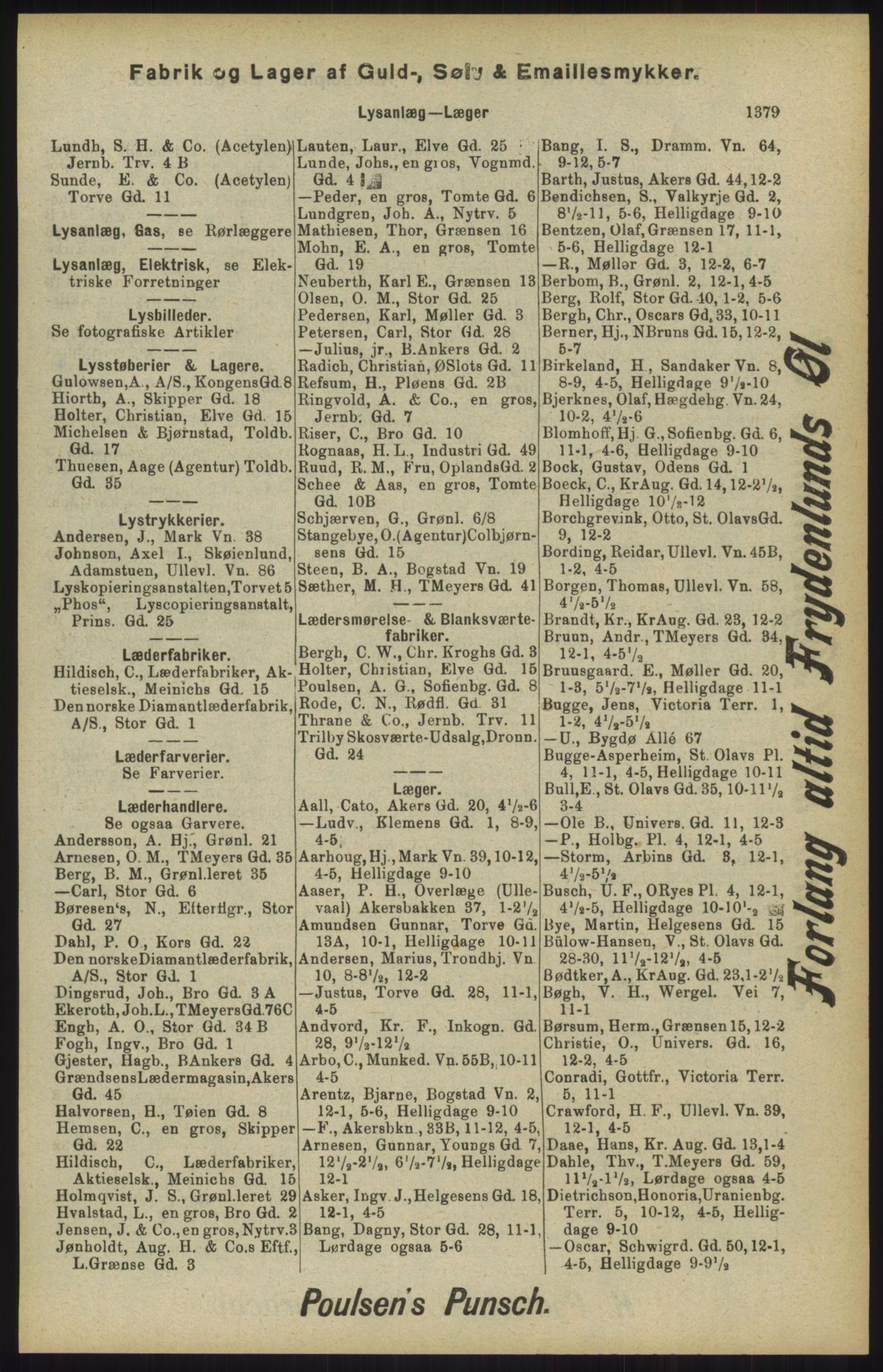 Kristiania/Oslo adressebok, PUBL/-, 1904, p. 1379