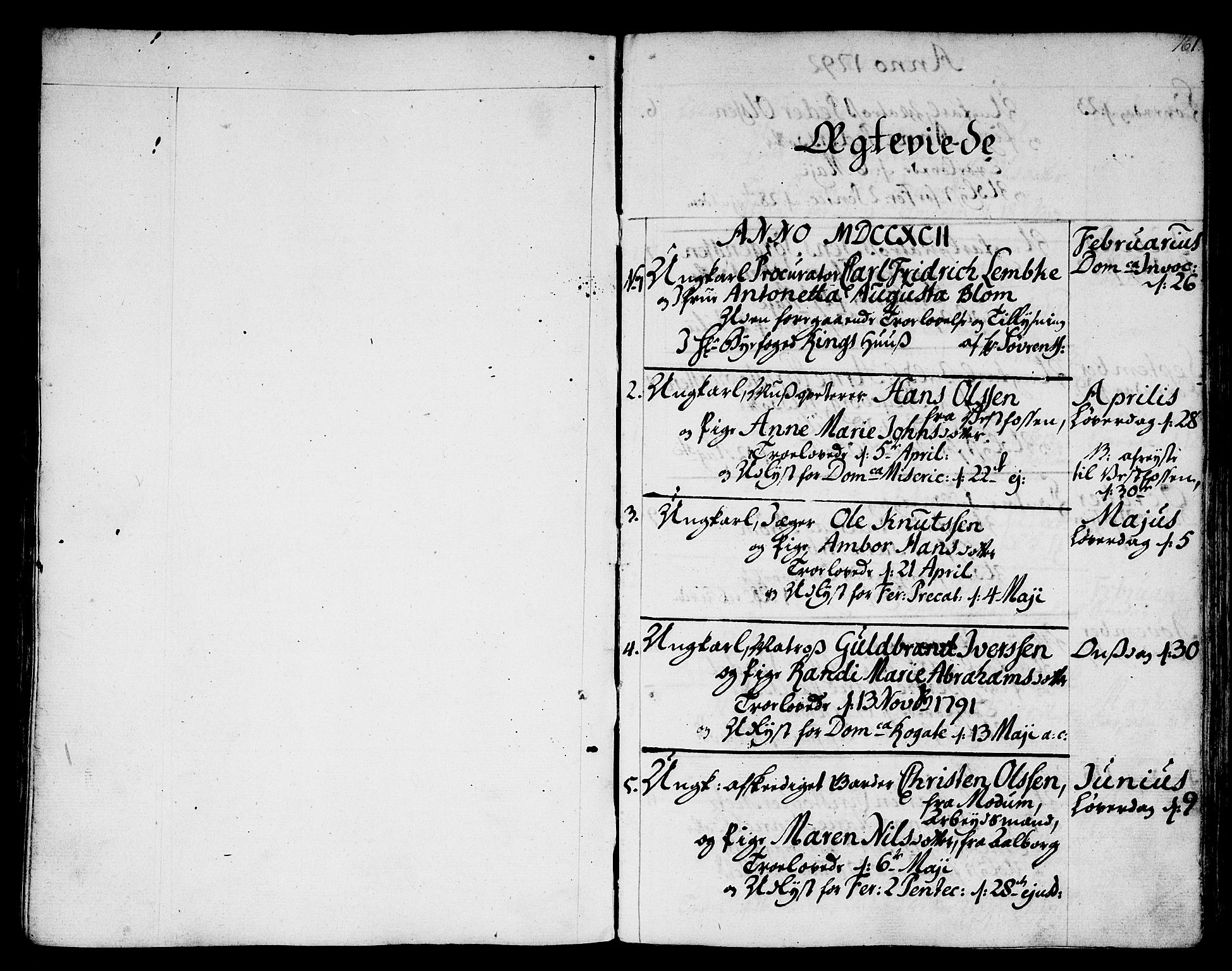 Strømsø kirkebøker, SAKO/A-246/F/Fa/L0010: Parish register (official) no. I 10, 1792-1822, p. 161