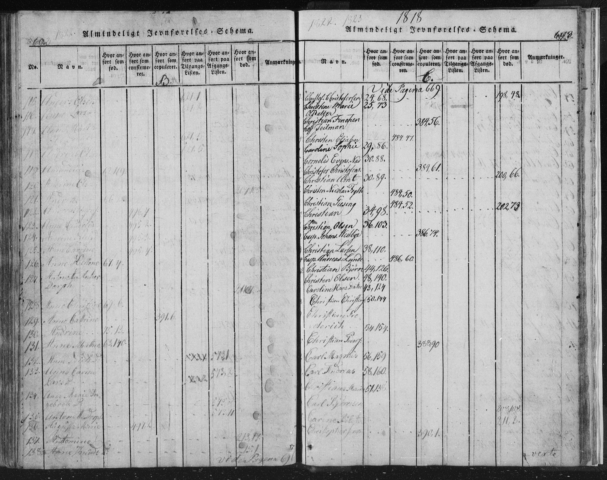 Strømsø kirkebøker, AV/SAKO-A-246/F/Fb/L0004: Parish register (official) no. II 4, 1814-1843, p. 692-693