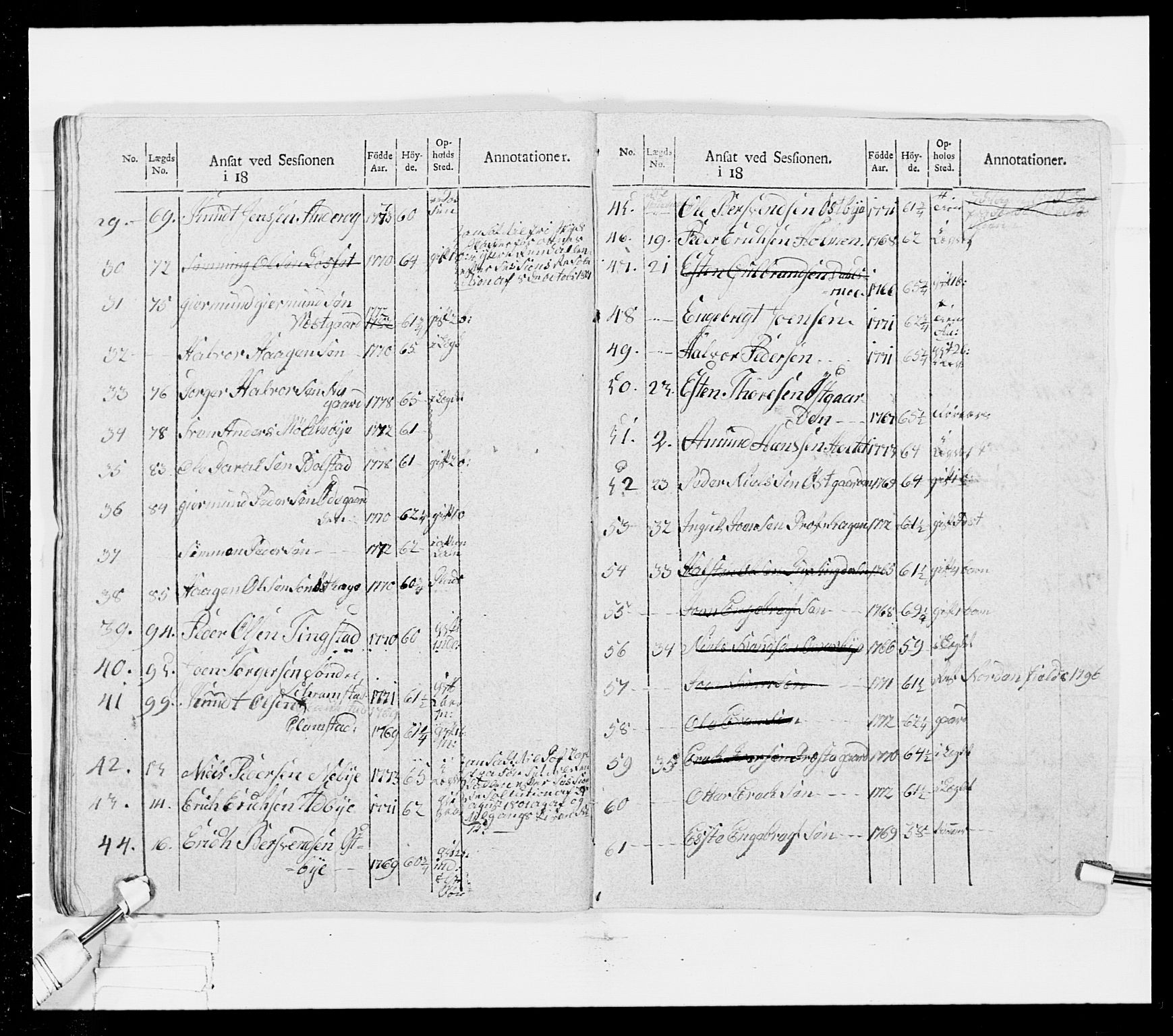 Generalitets- og kommissariatskollegiet, Det kongelige norske kommissariatskollegium, RA/EA-5420/E/Eh/L0025: Skiløperkompaniene, 1766-1803, p. 283