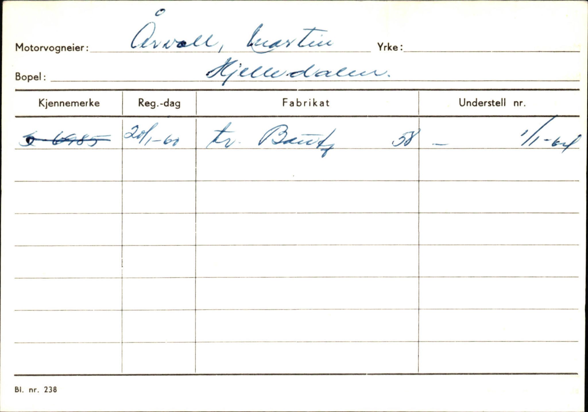 Statens vegvesen, Sogn og Fjordane vegkontor, AV/SAB-A-5301/4/F/L0131: Eigarregister Høyanger P-Å. Stryn S-Å, 1945-1975, p. 2596